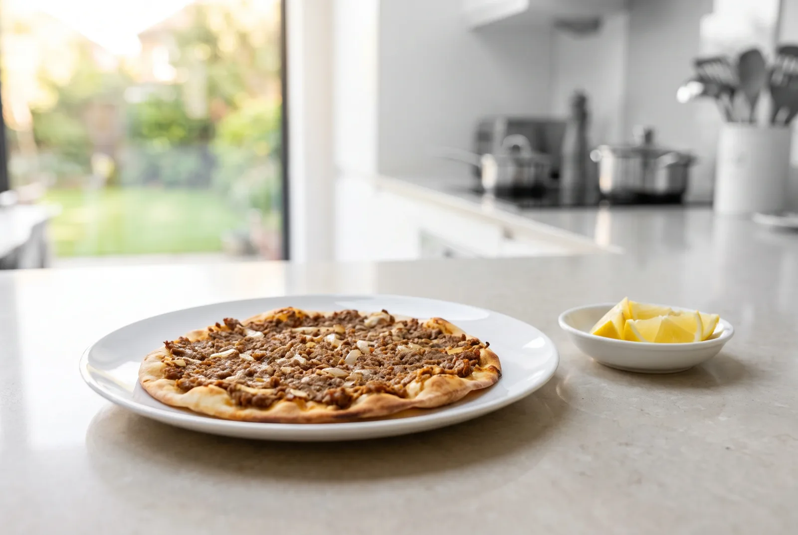 Lahm Bi Ajin — Syrian mini flatbreads with spiced ground beef