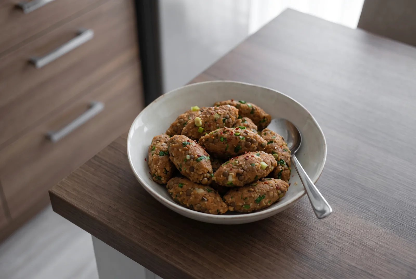 Lentil Kofte | Spiced Meatless Bulgur Patties