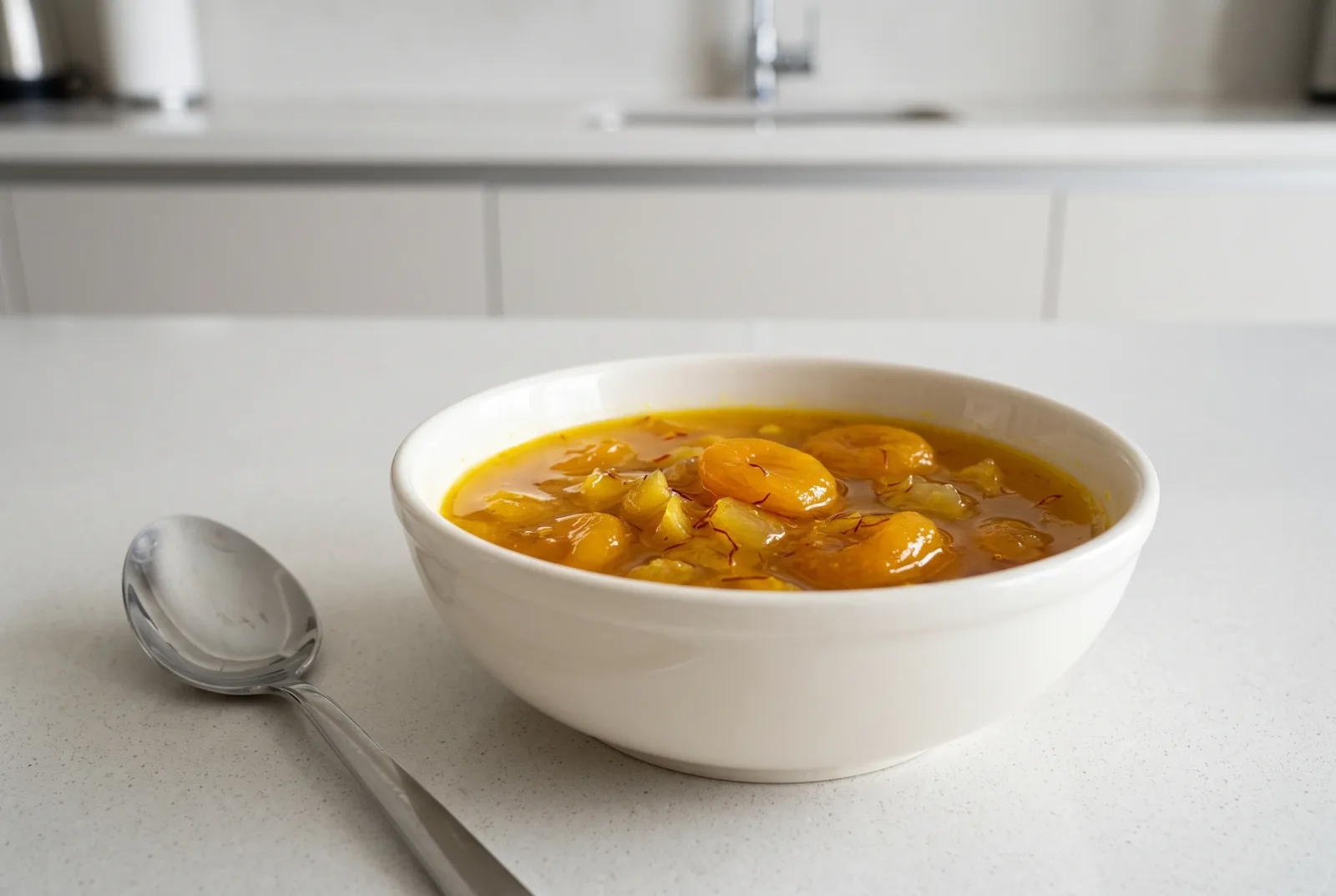Saffron and Ginger Sherbet | Lightly Sweetened Hot Drink for a Crowd