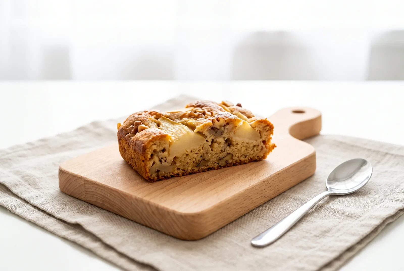 Sugar-Free, Lactose-Free Pear Cake with Stevia, Coconut Oil, and Almond Milk