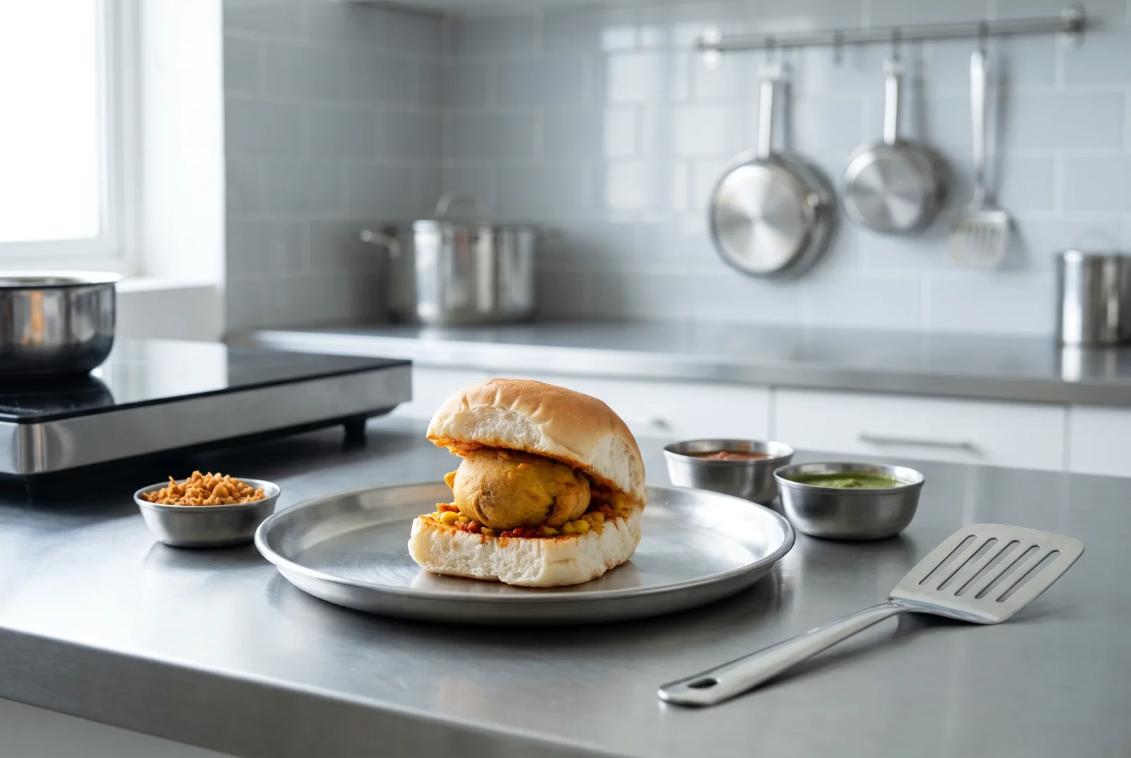 Vada Pav | Indian Spiced Potato Slider