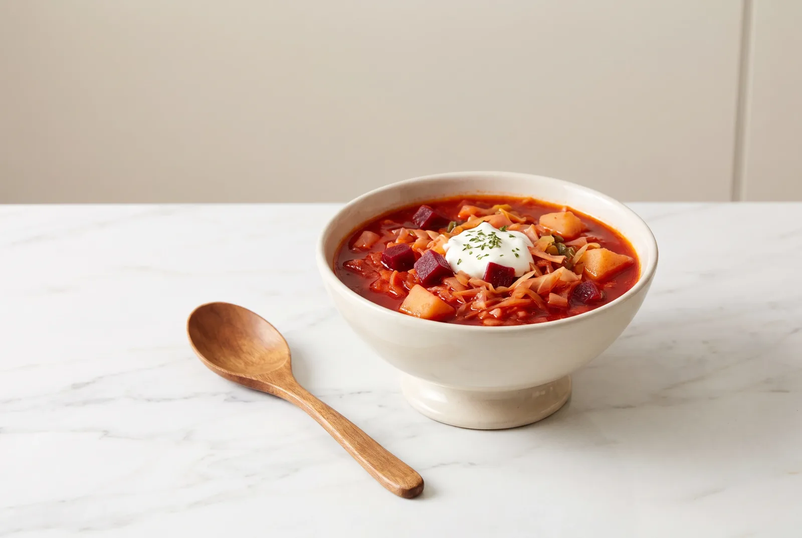 Spicy Borscht | Ukrainian Sour Beet Soup