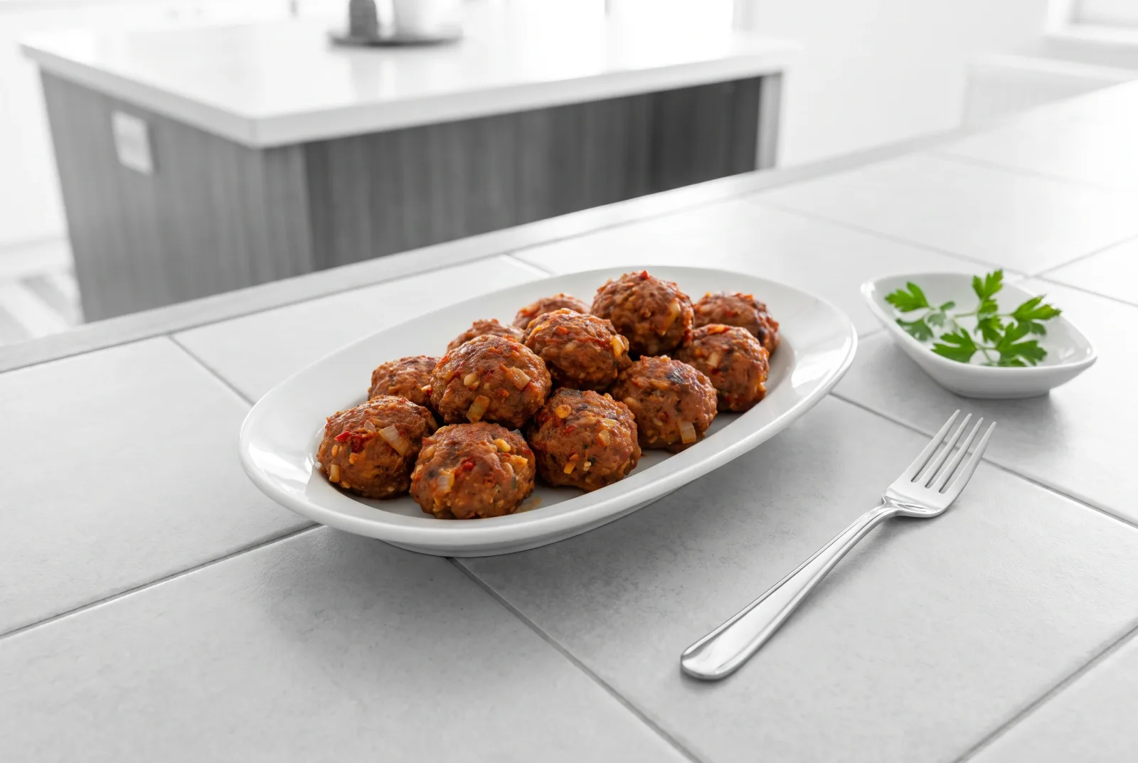 Spicy Meatballs | Trabzon-Style Meatballs in Tomato Sauce