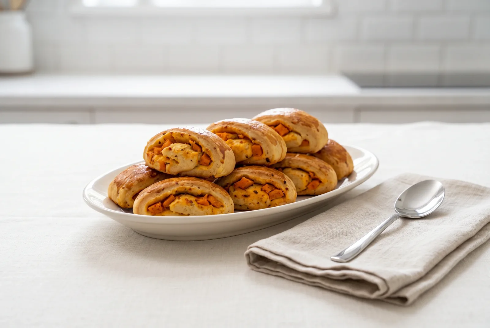 Spicy Kumara Buns | New Zealand-Style Spiced Sweet Potato Buns