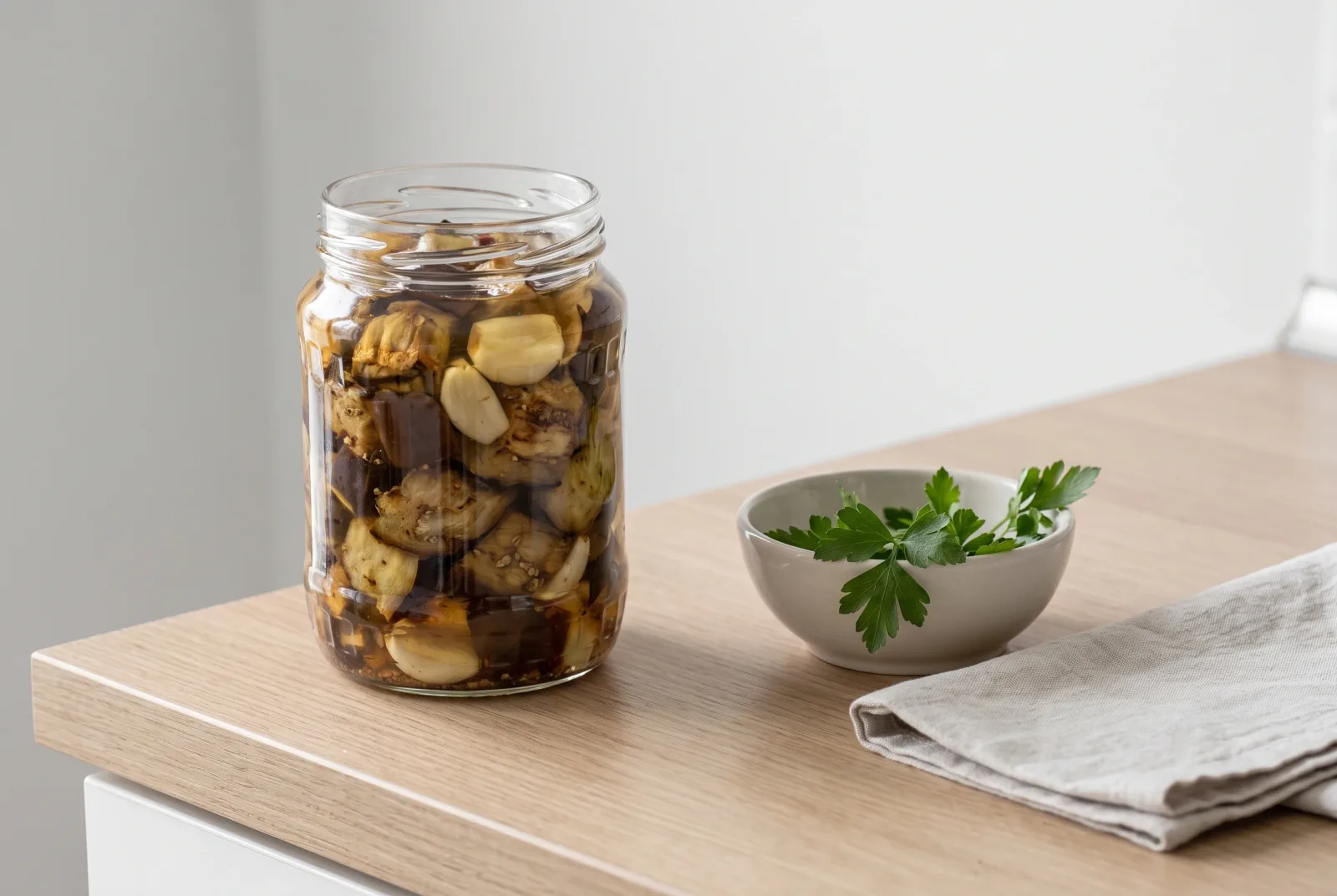 Spicy Eggplant Escabeche | Argentine-Style Air-Fryer-Roasted Pickle