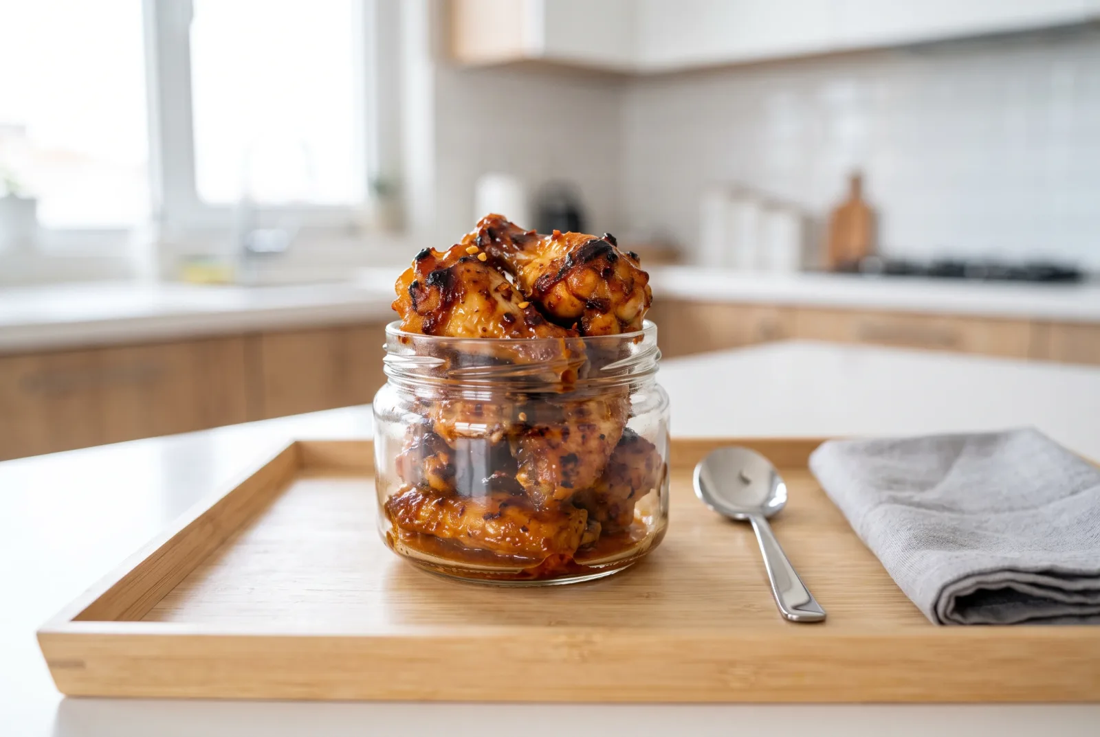 Spicy Chicken Wings | Baked with a Caramelized Spiced Sauce