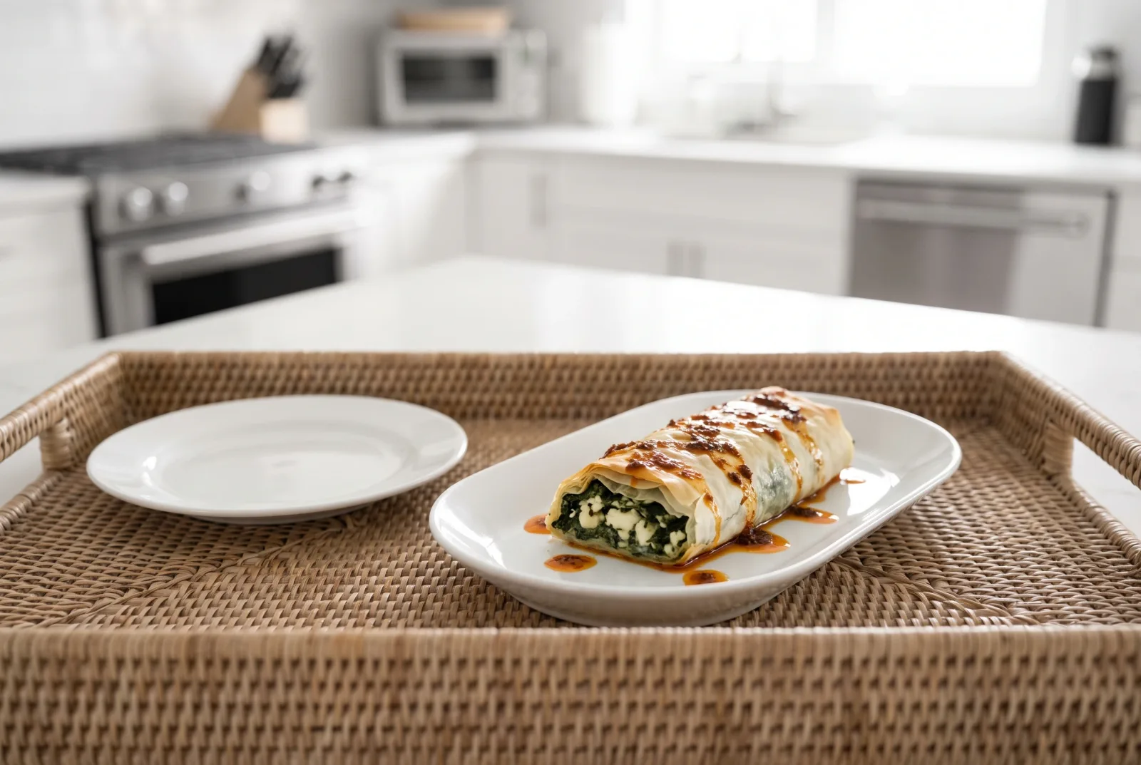 Spicy Olive Oil Pastry Rolls | Quick Pan-Crisped Savory Wraps