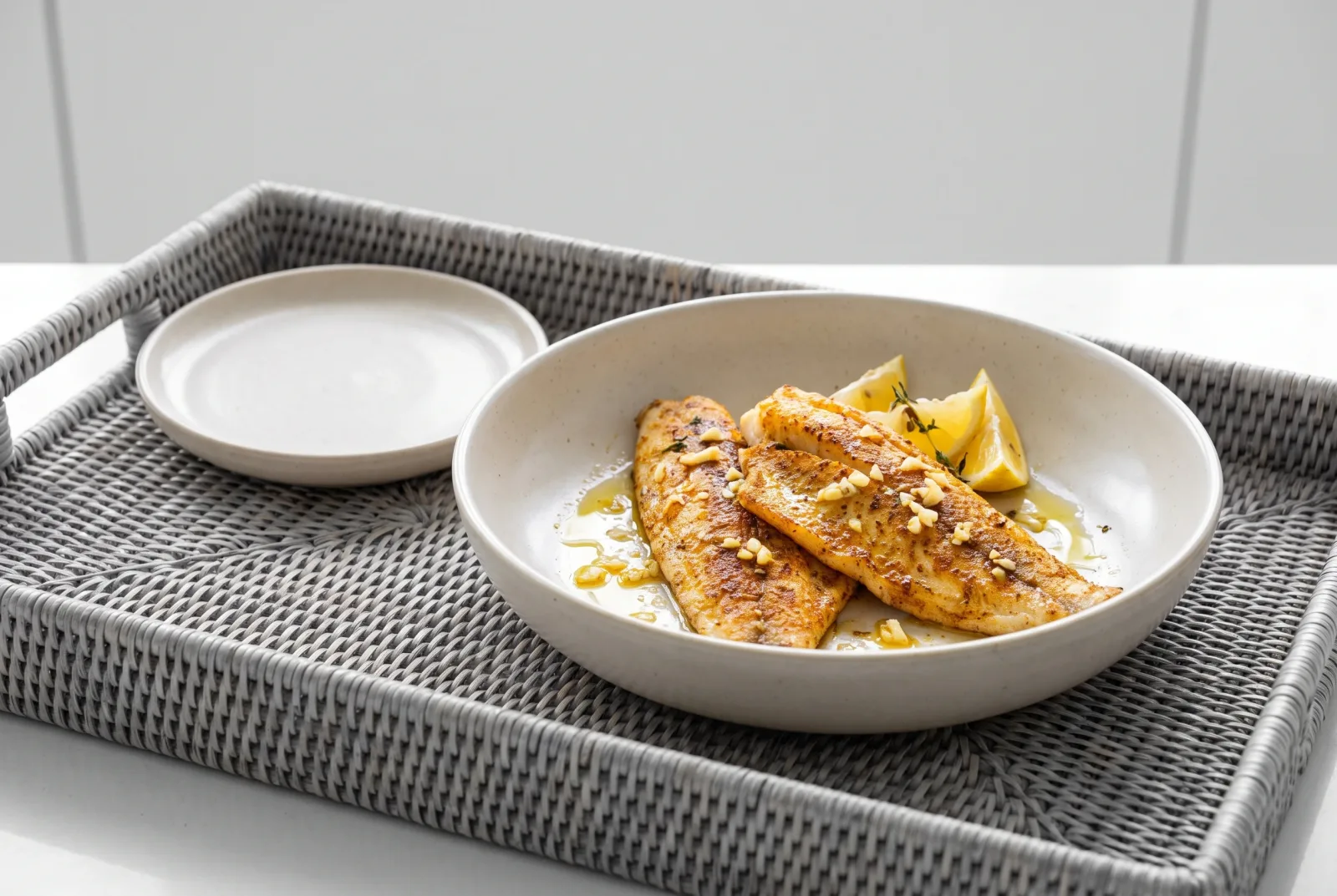Air-Fried Spiced Fish Fillets — Lebanese-Style Lemon Fish