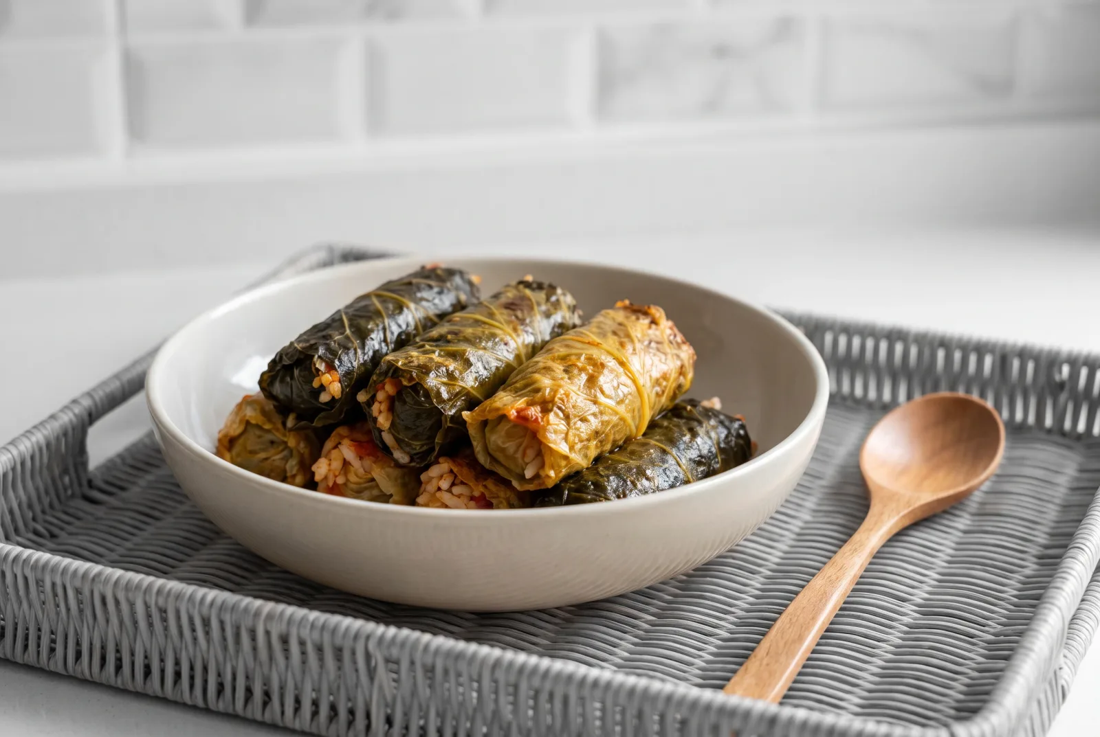 Karalahana Sarması | Air-Fried Black Sea Kale Rolls for Picnics