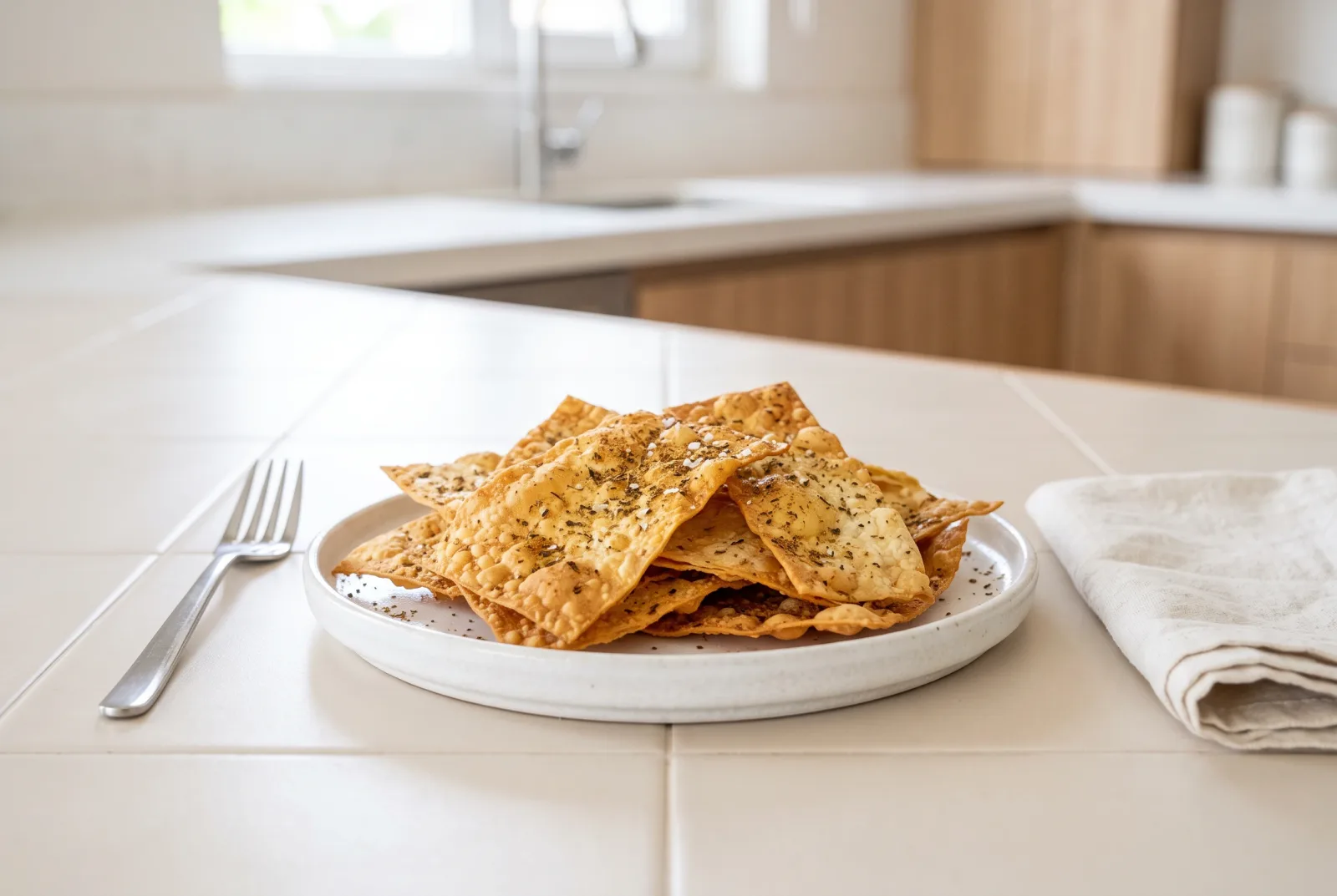 Air-Fryer Lavash Chips | Lebanese-Style Meze from Leftover Bread