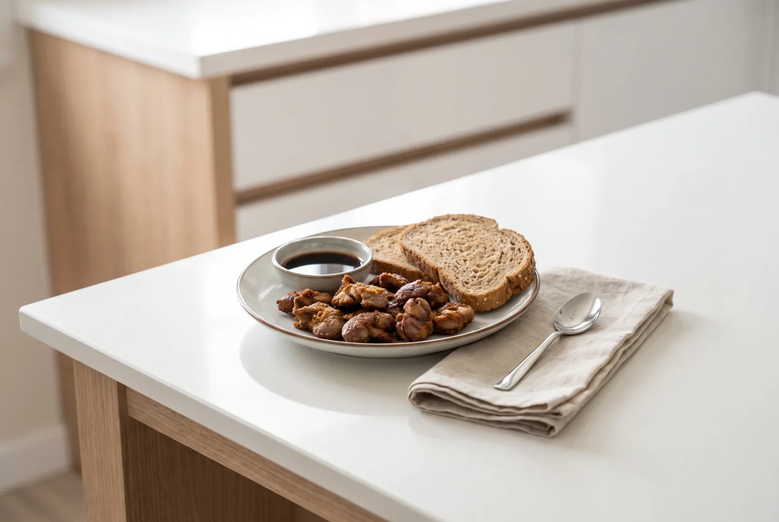 Air Fryer Lamb Kidney — Australian-Style Kidney on Wholegrain Toast