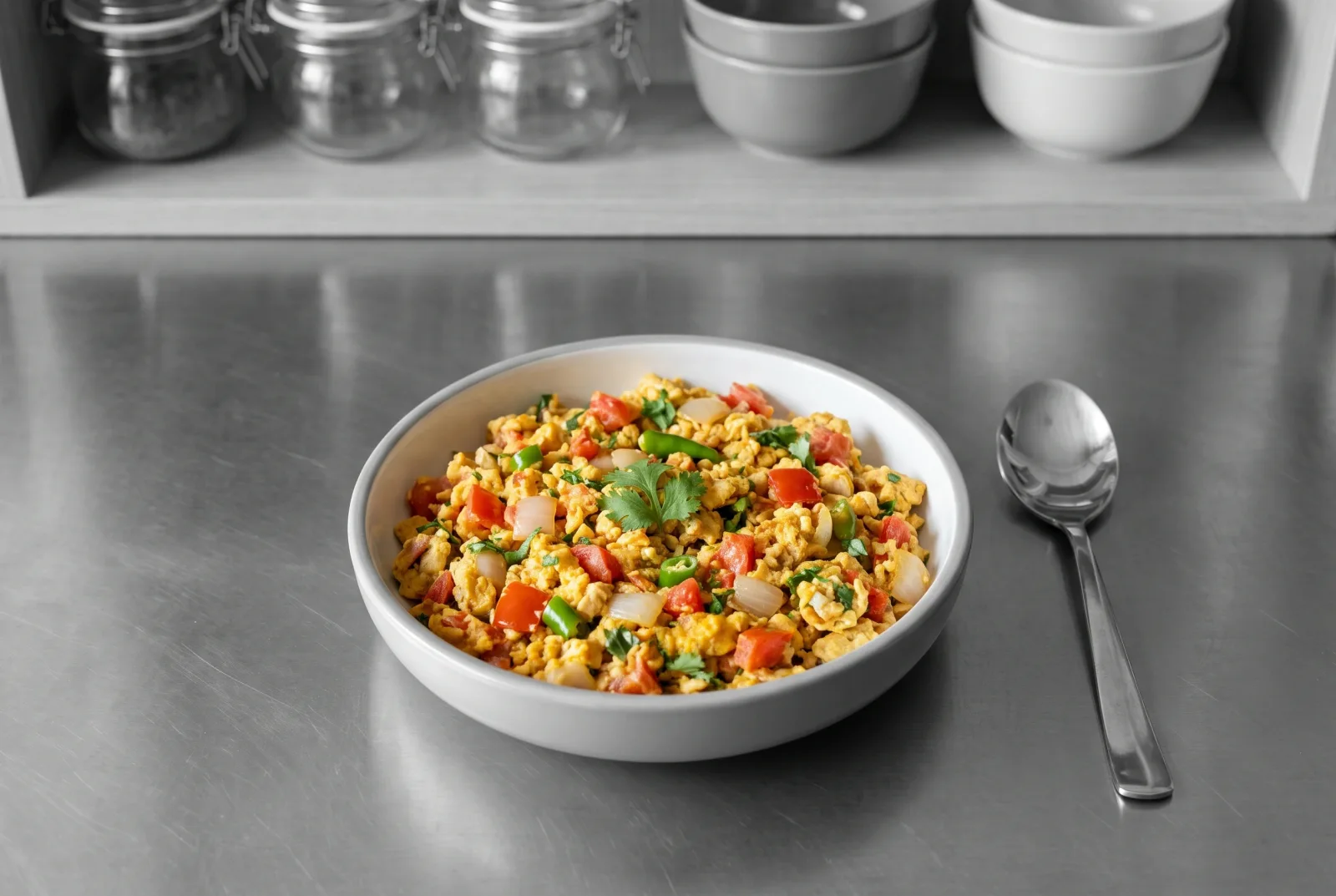 Akoori — Pakistani spiced scrambled eggs