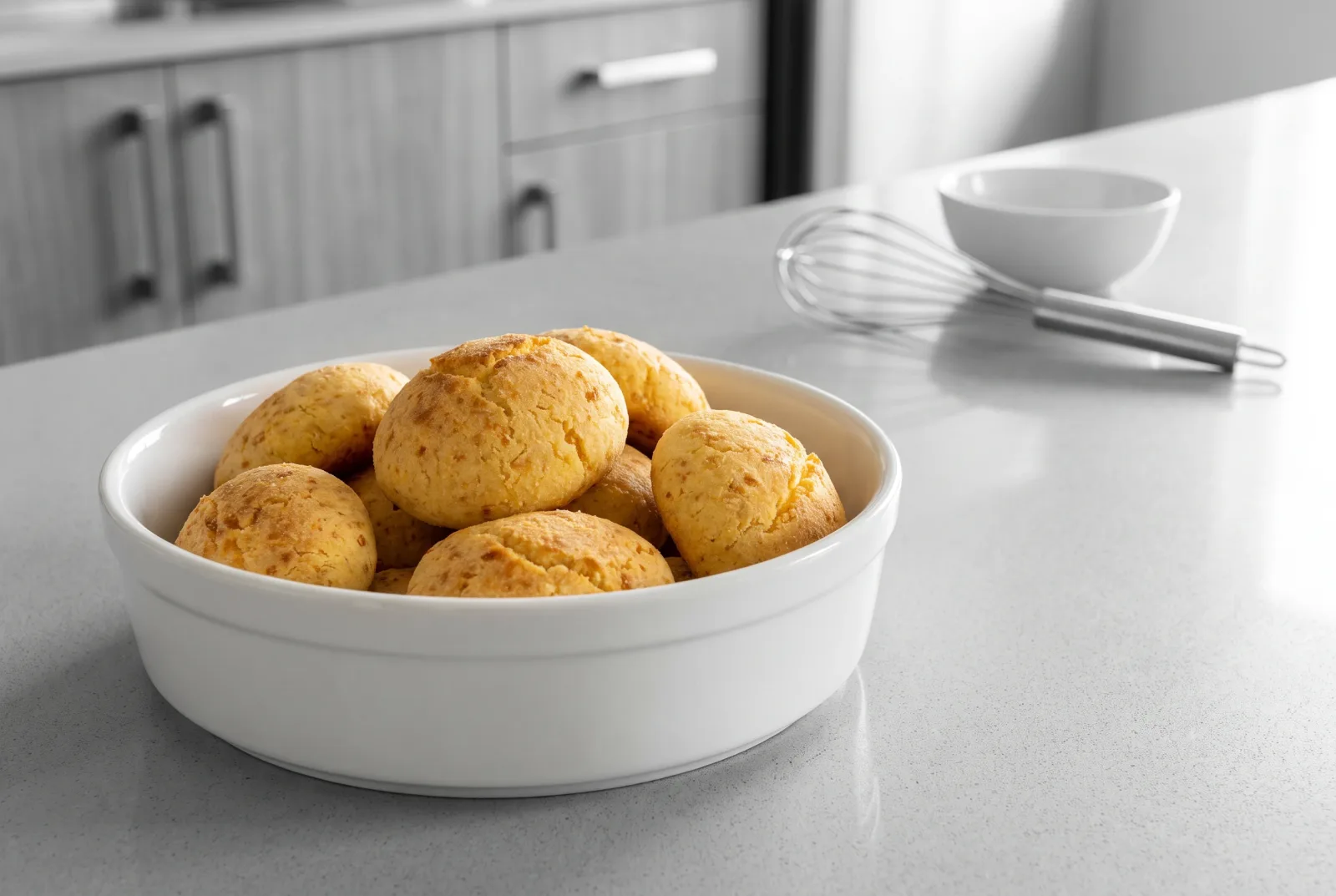 Almojábana — Colombian cornmeal-and-cheese bread balls