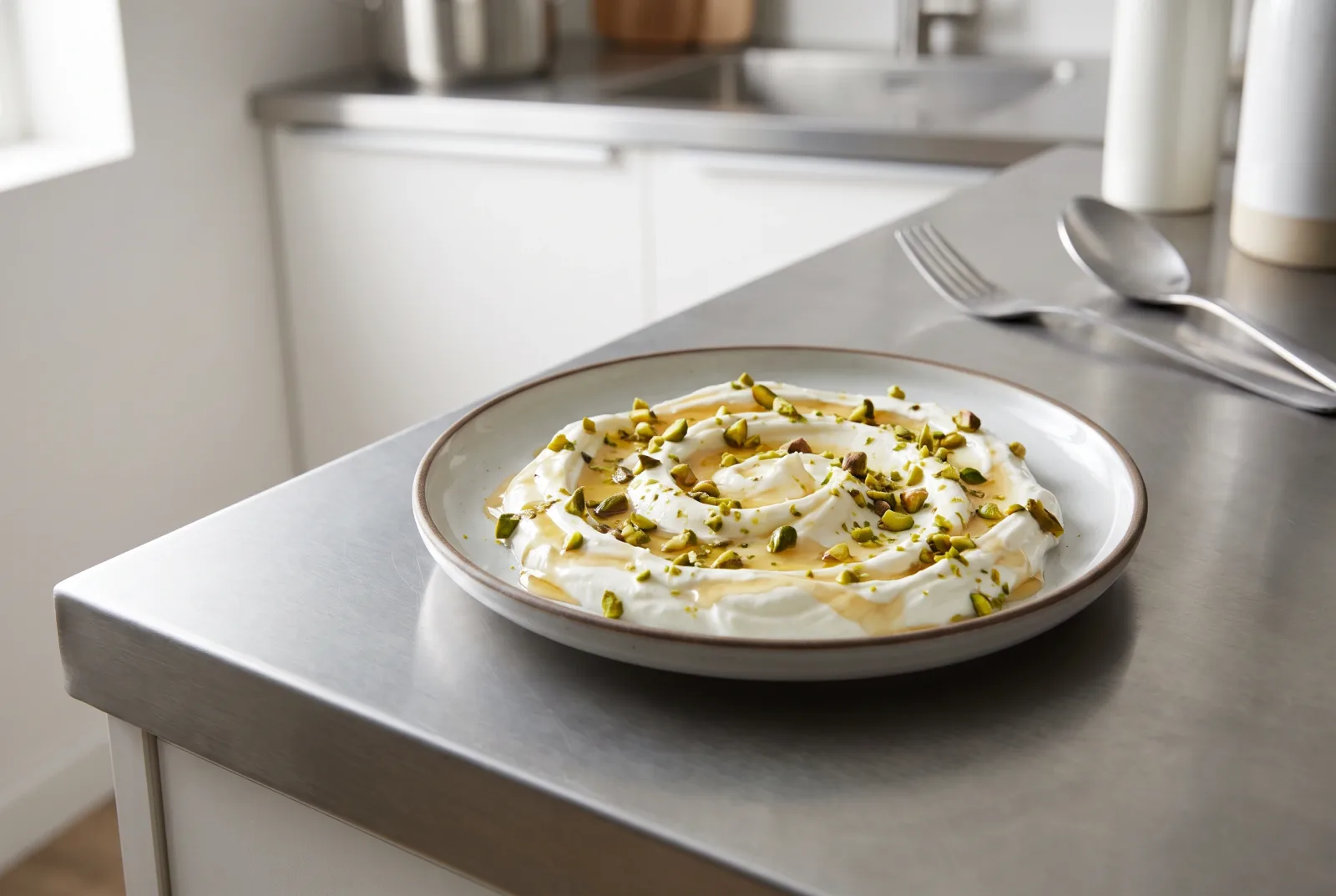 Pistachio Yogurt Spread | A Creamy Breakfast Recipe