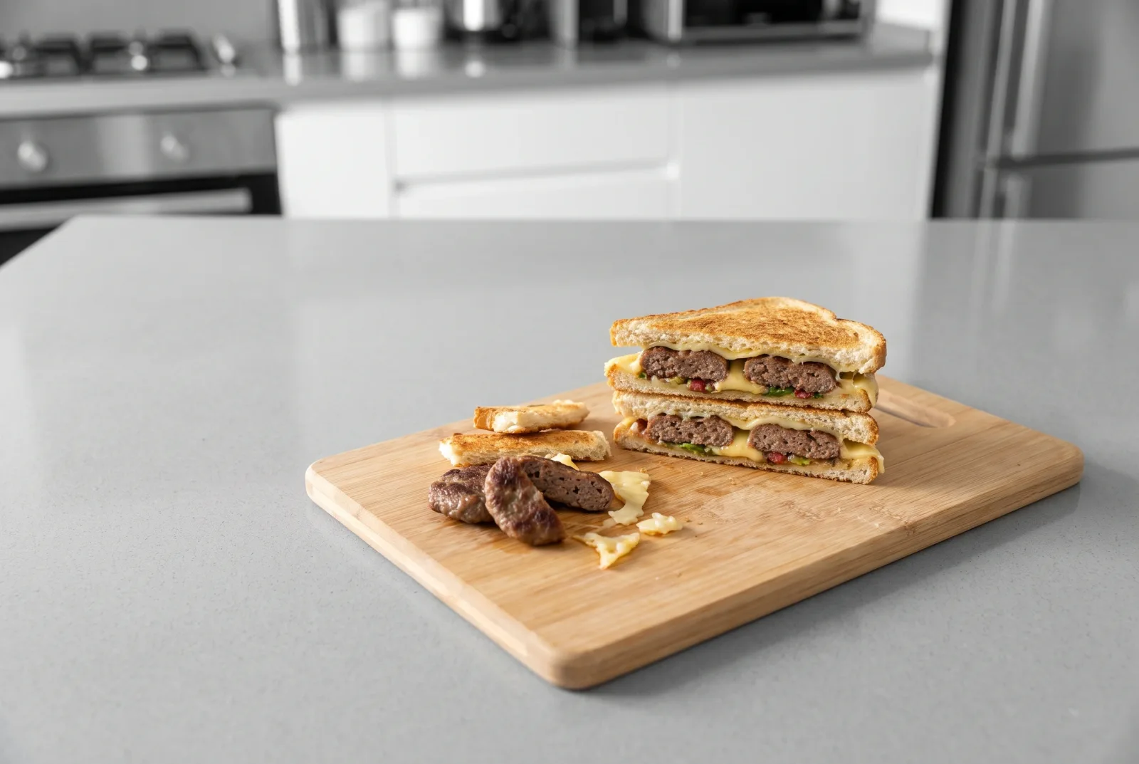 Leftover Kofte Sandwich | Quick Air-Fryer Toasted Sandwich