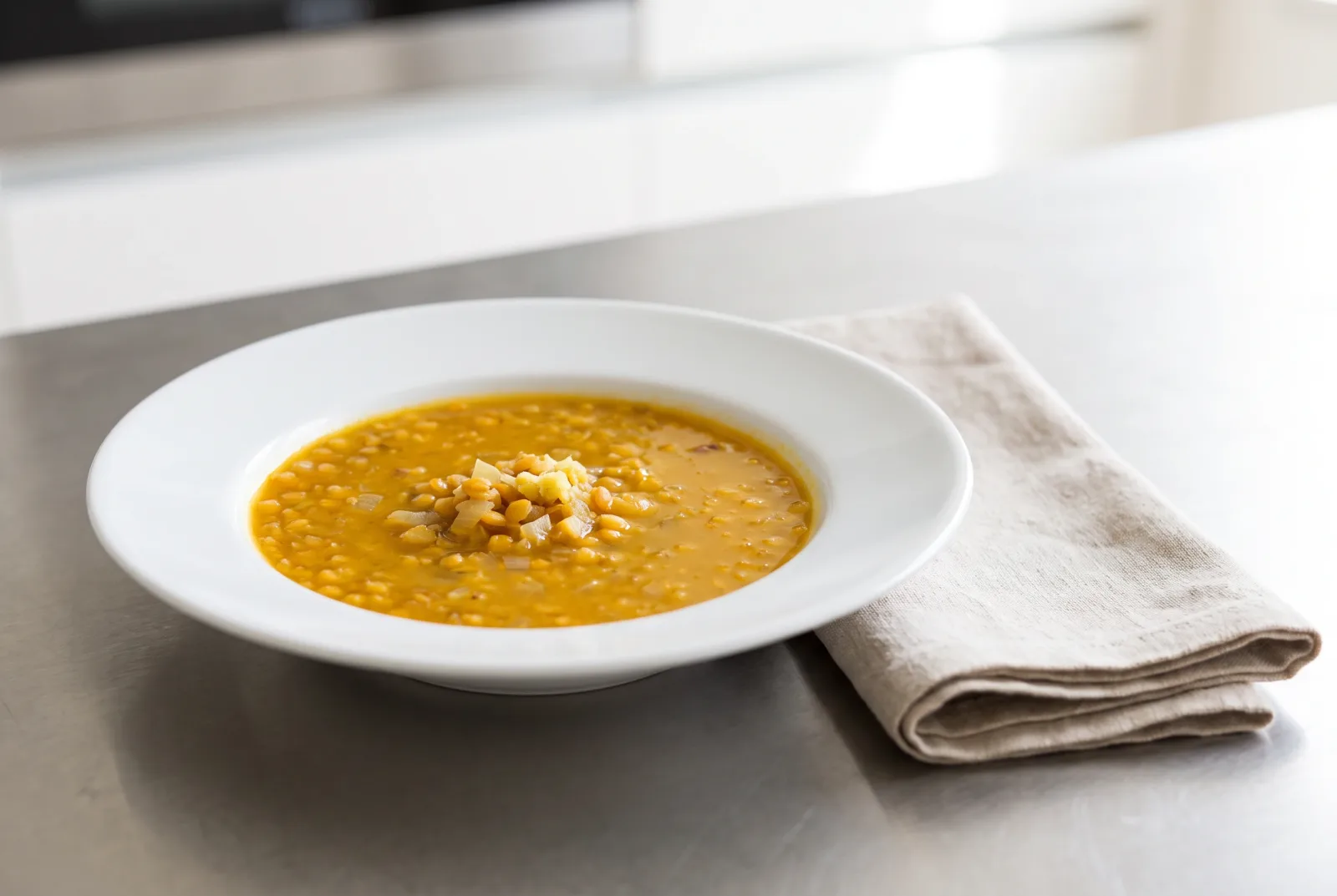Indian Lentil Soup with Ginger | Dal Shorba Made with Leftover Lentils