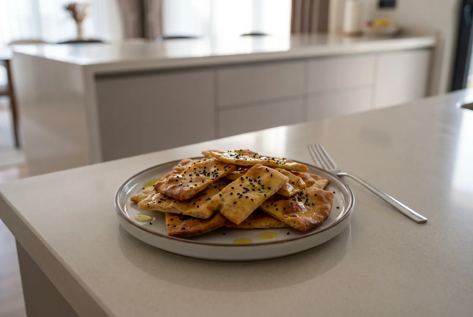 Crispy Uzbek Non Chips from Leftovers | Appetizer