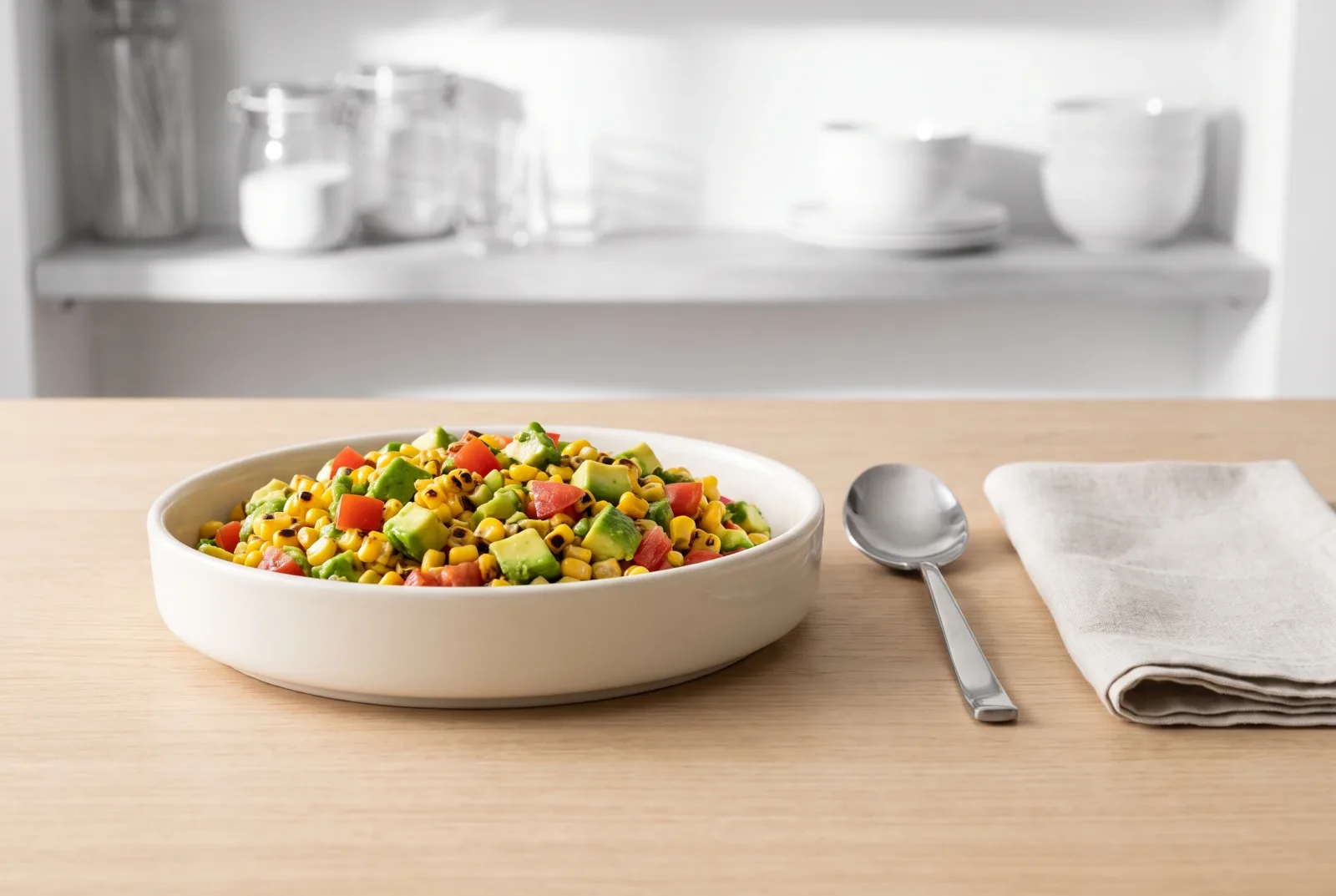 Avocado and Charred Corn Salsa | Fresh American-Style Salsa