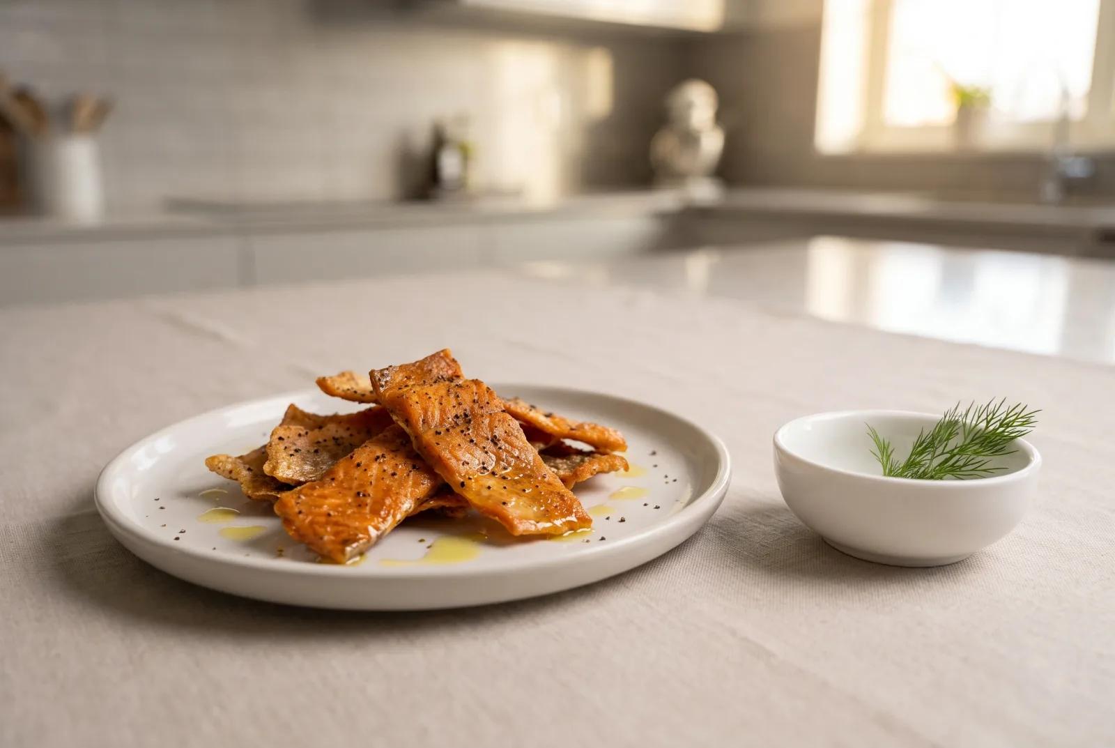 Austrian-Style Salmon Skin Crisps for Parties