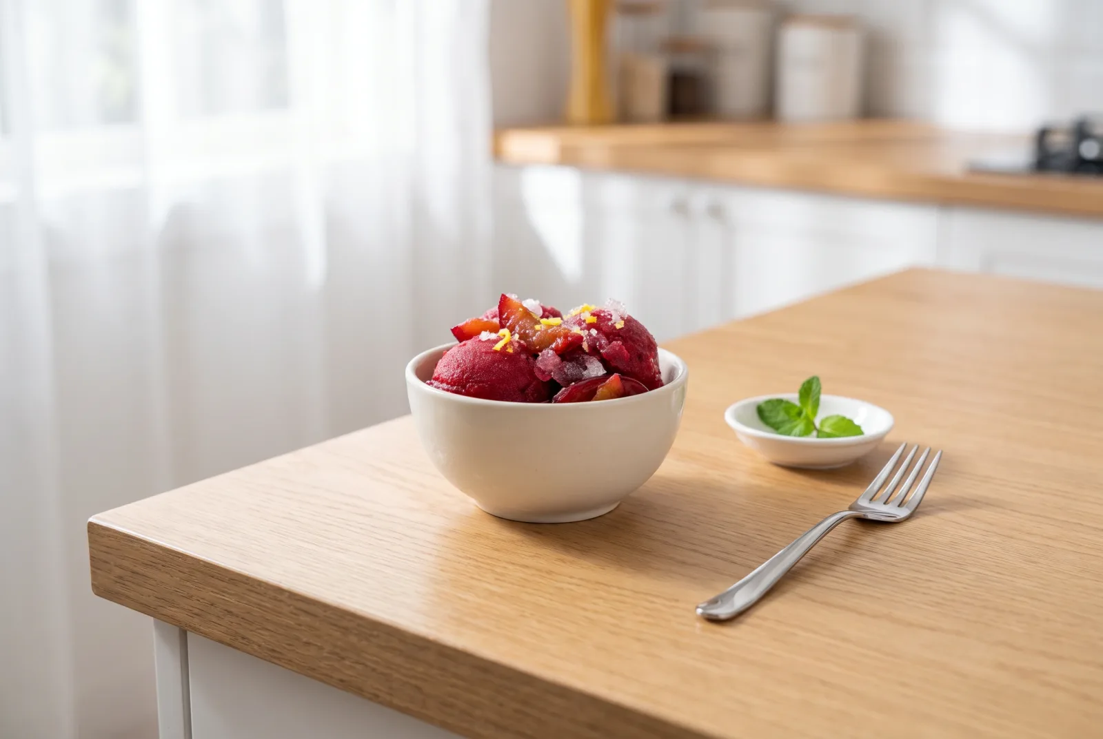 Alça Sorbet — Azerbaijani Sour Plum Sorbet