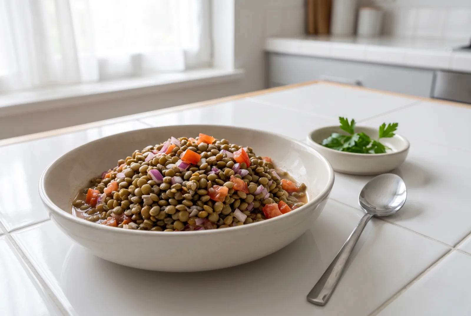 Azifa | Ethiopian-Style Chilled Green Lentil Salad
