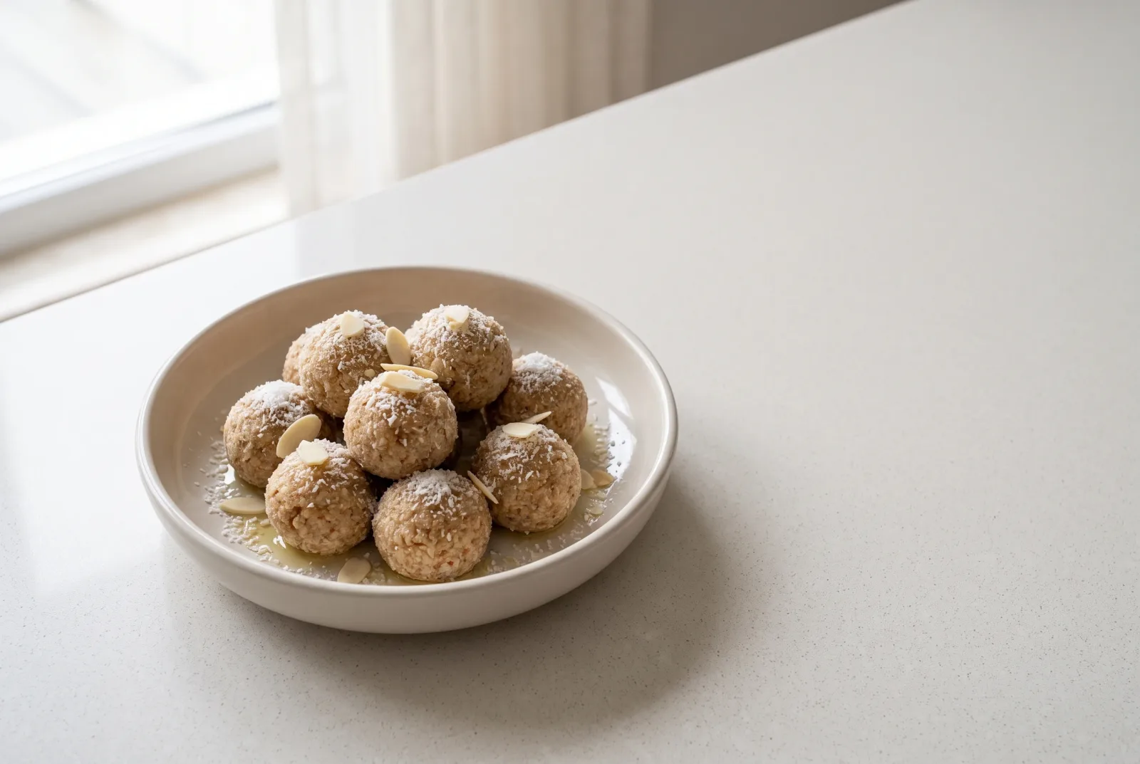 Almond and Coconut Balls | No-Bake Keto Snack