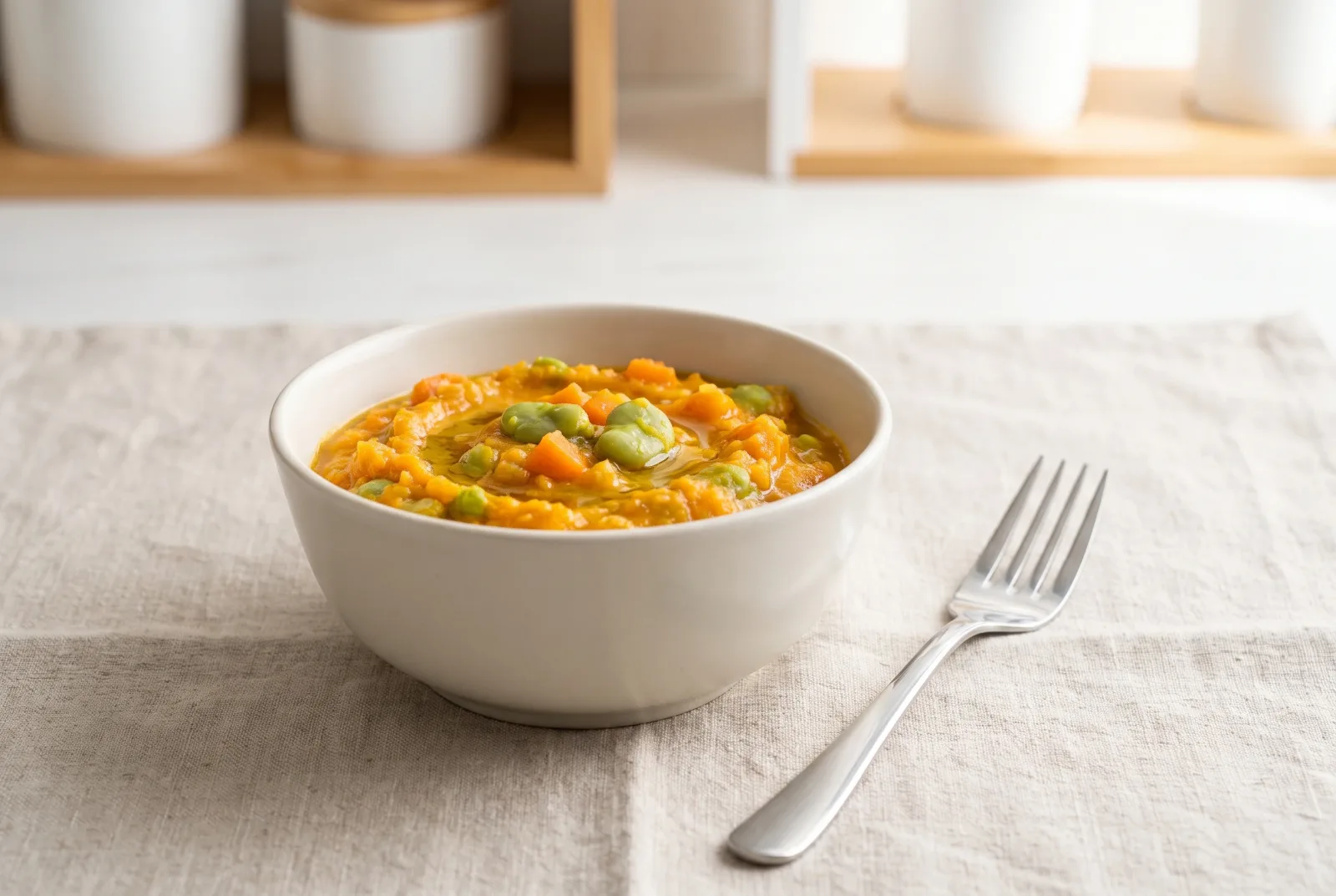 Fava Bean and Carrot Baby Puree | Egyptian-Style Smooth Food Without Cumin