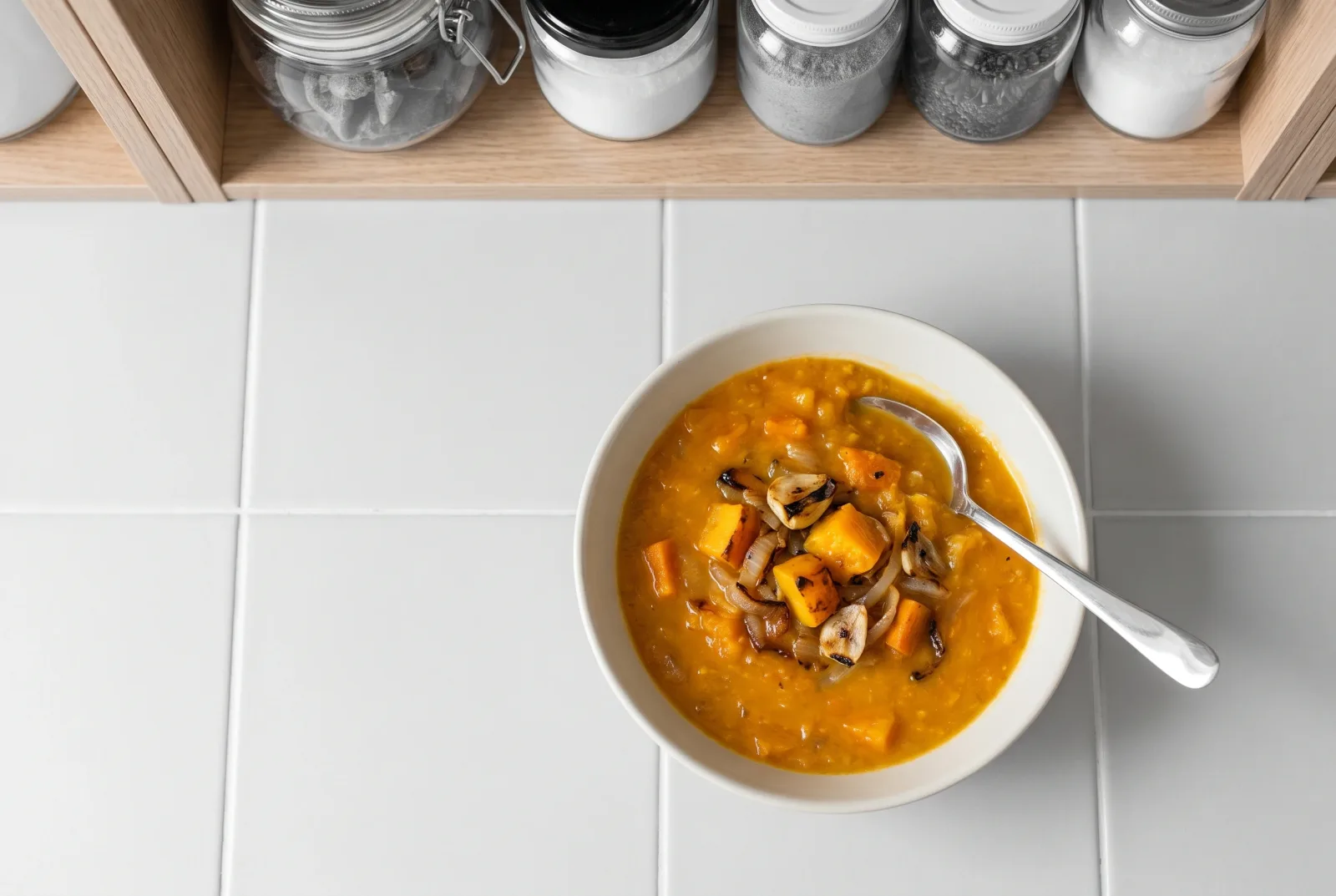 Pumpkin Soup with Wholegrain Croutons — Australian-style