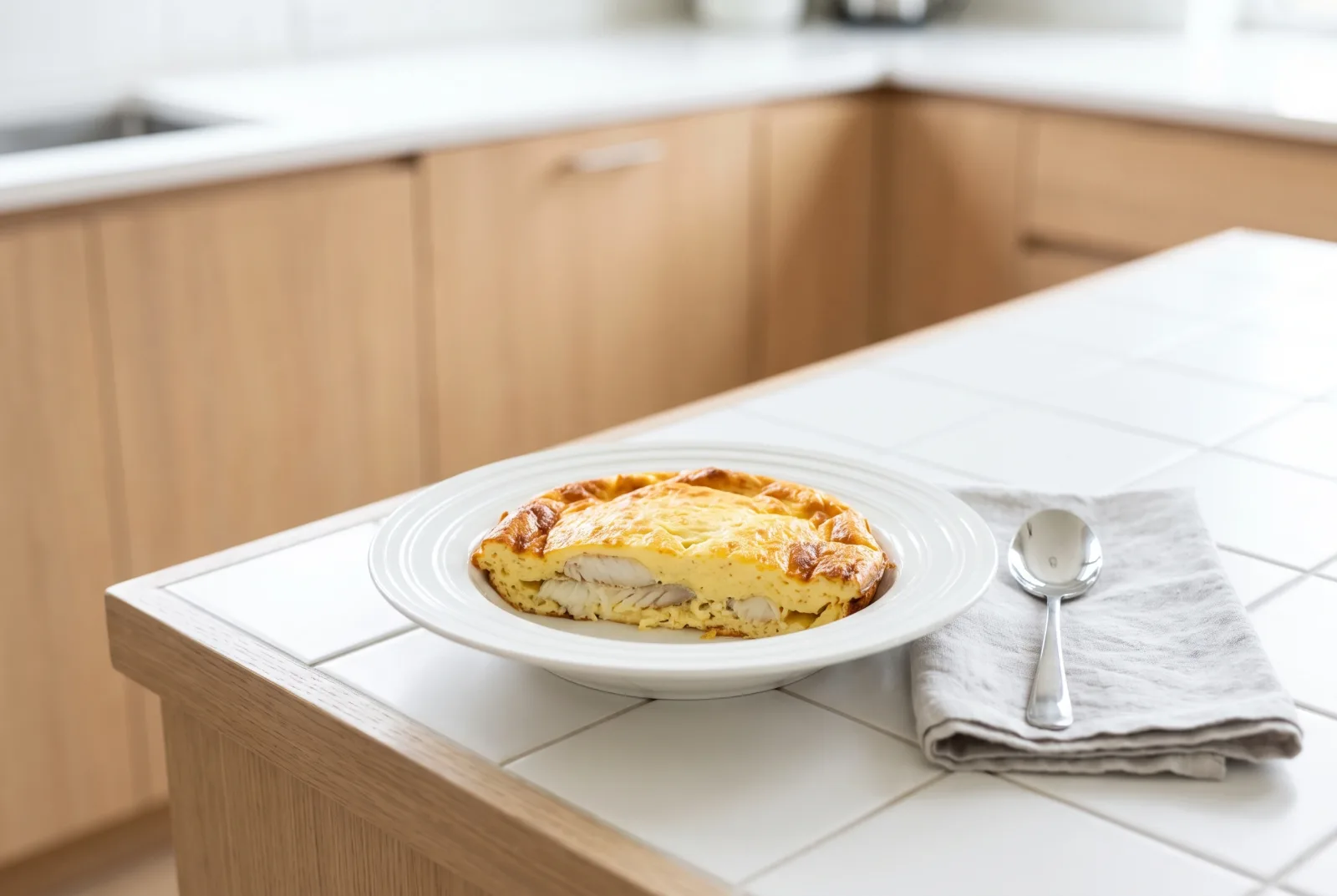 Fish Soufflé | A Baked, Risen Egg Dish