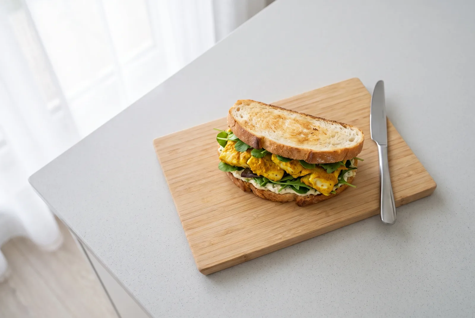 Fish Tikka Sandwich | Indian-Style Grilled Fish Sandwich