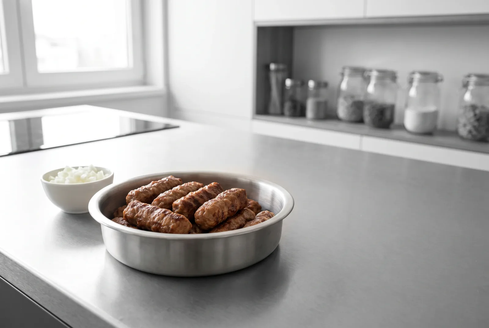 Balkan-Style Mici | Grilled Garlic Ground-Meat Rolls