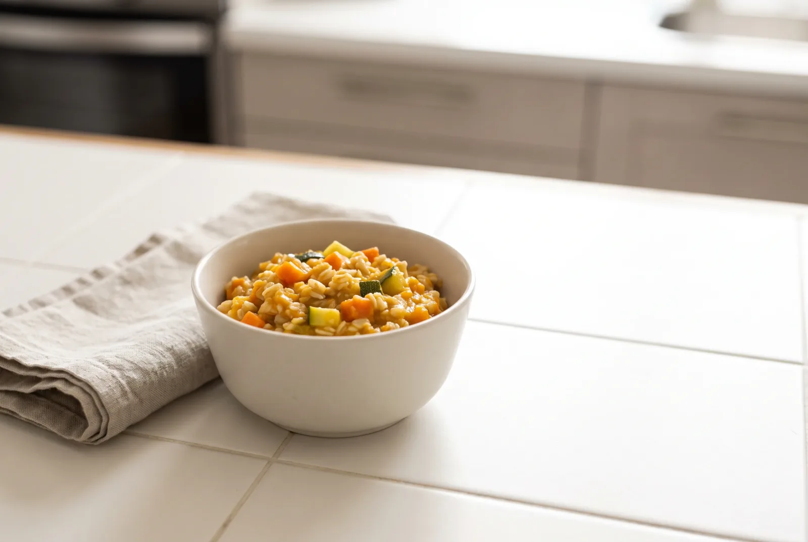 Balkan-Style Oat and Vegetable Puree | Unsalted, Unsweetened First Food