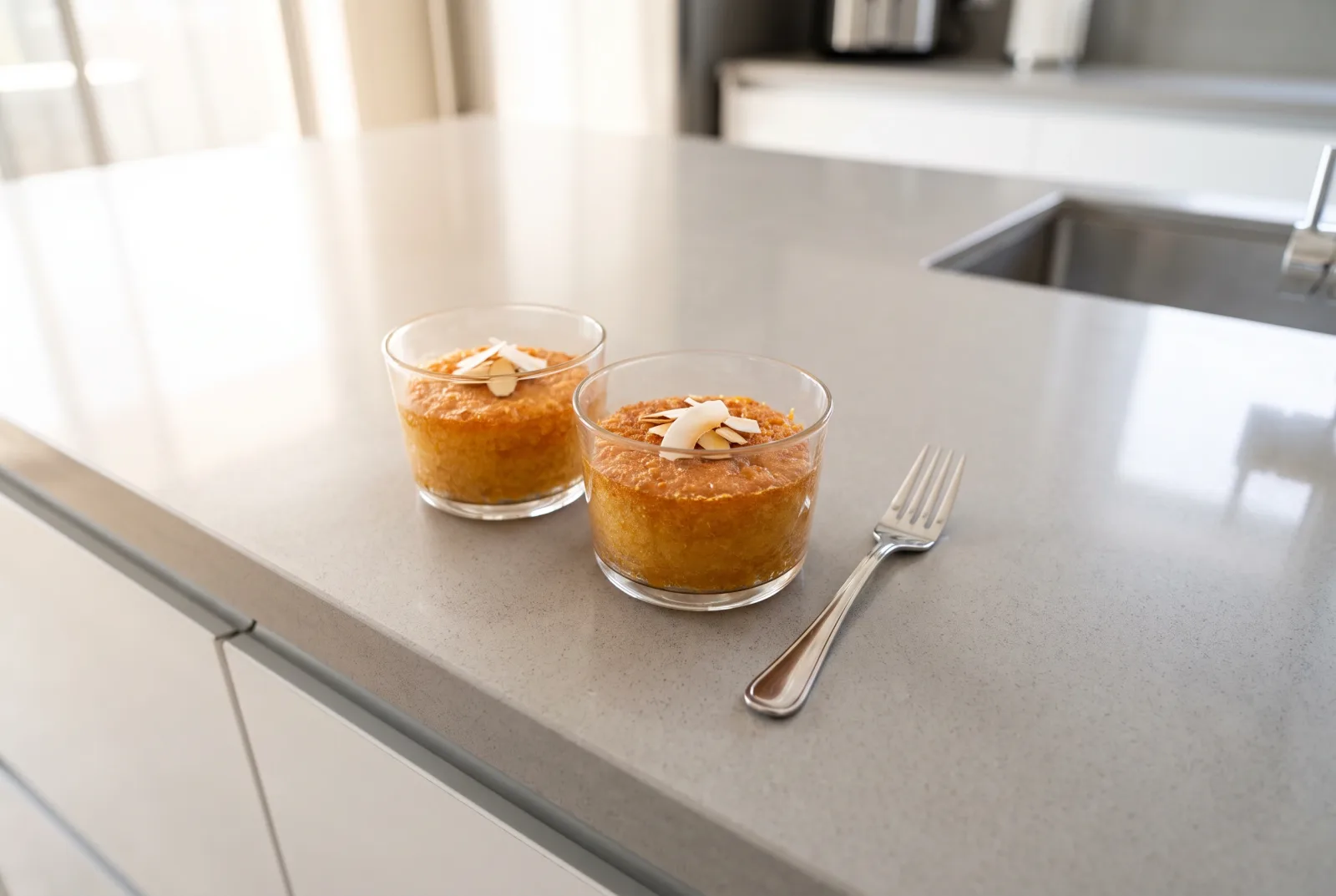 Basbousa | Iraqi Semolina Cake with Syrup