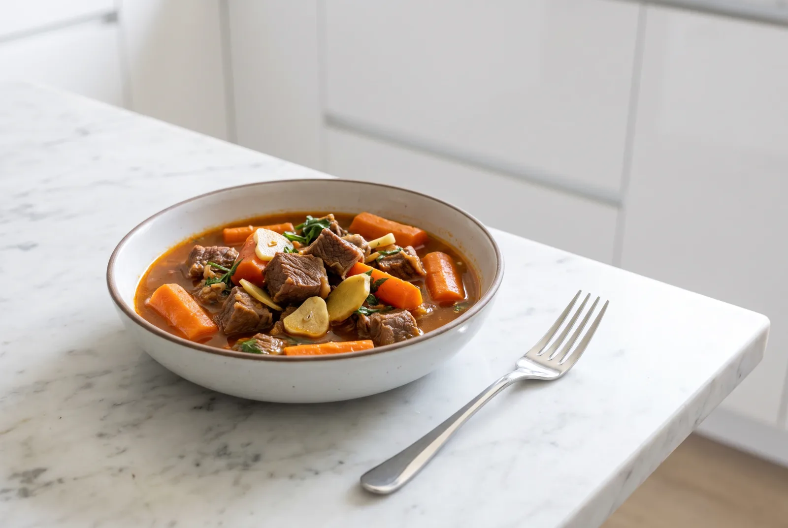 Bo kho — Vietnamese beef stew with cinnamon and star anise