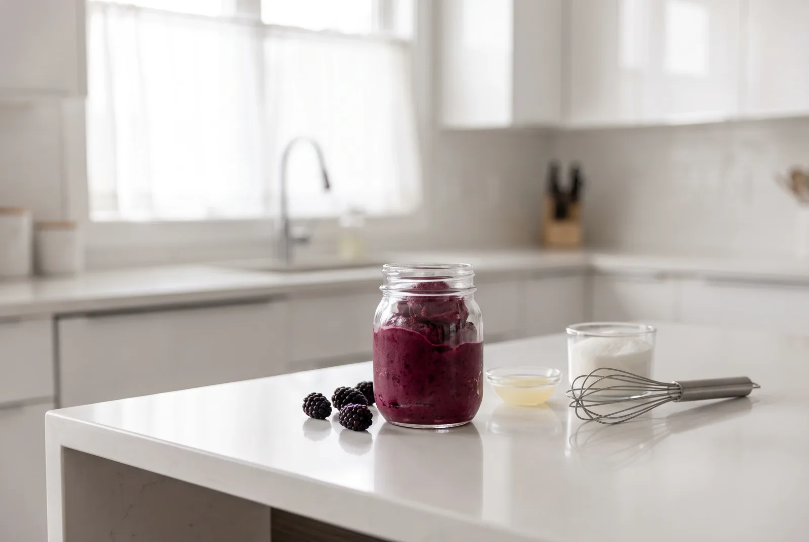 Irish-Style Blackberry Ice Cream | Pressure-Cooked Fruit Dessert