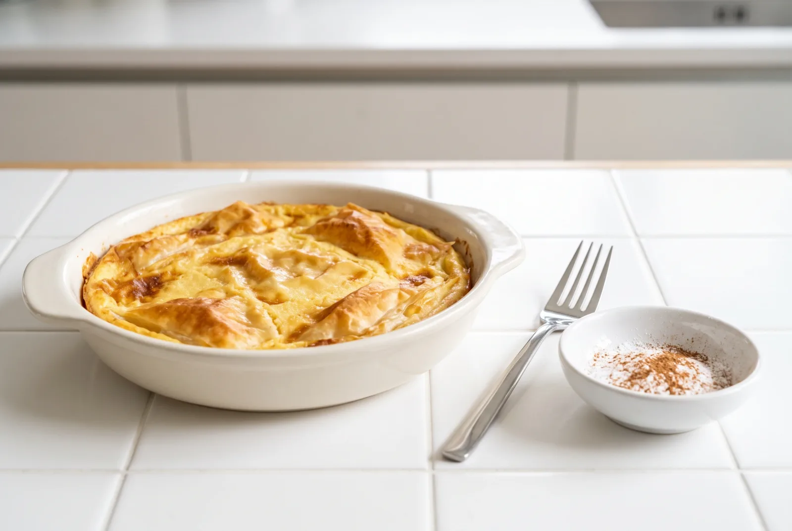 Bougatsa | Greek Custard Phyllo Pastry