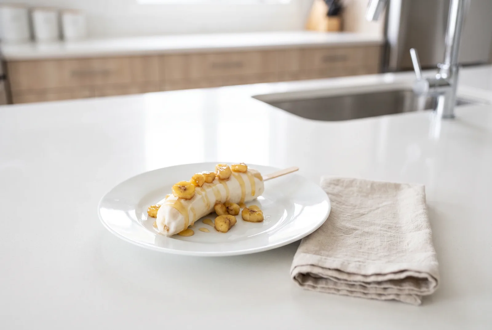 Brazilian-Style Frozen Banana Paletas — With Air-Toasted Coconut