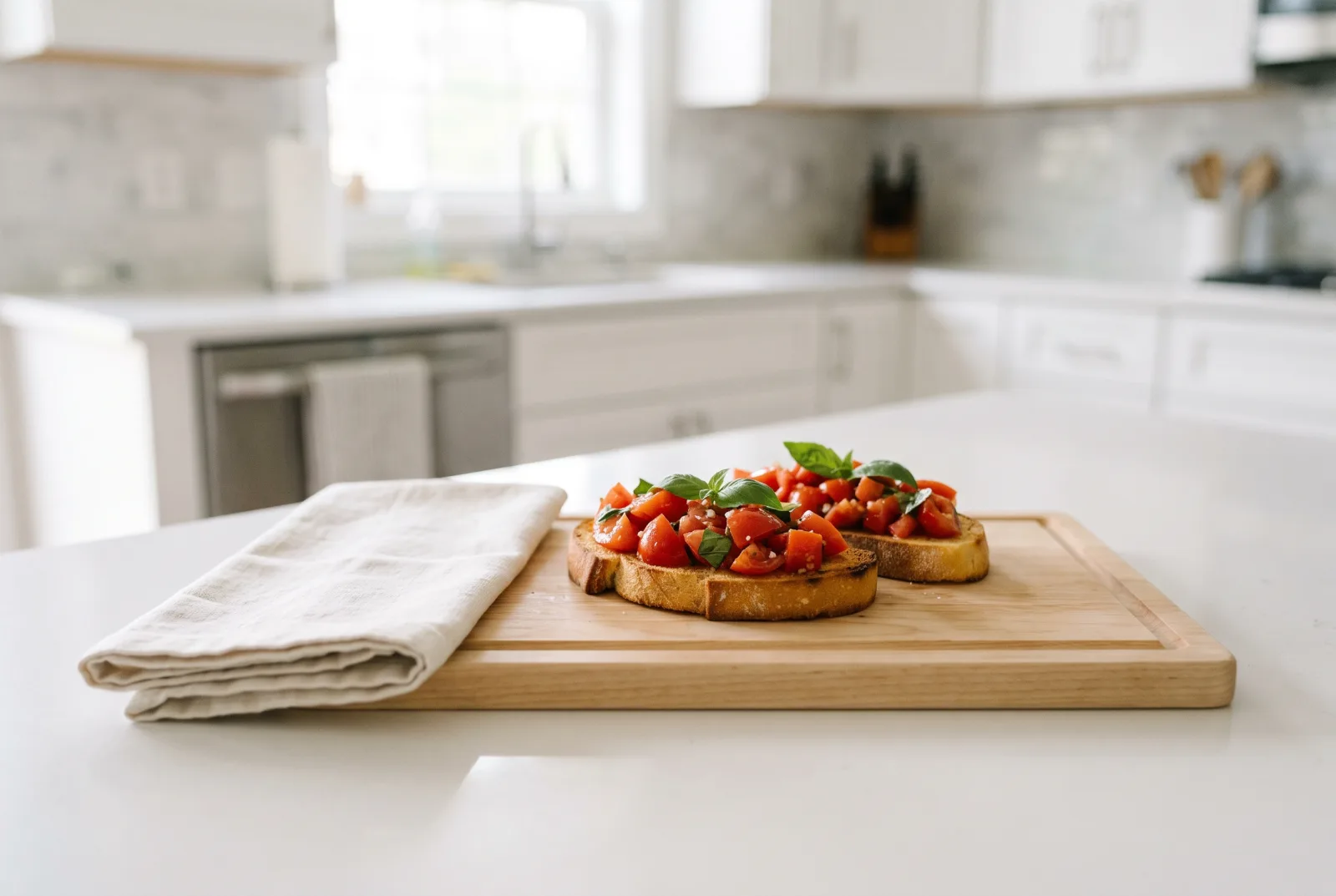 Bruschetta al Pomodoro — Italian Tomato Toasts