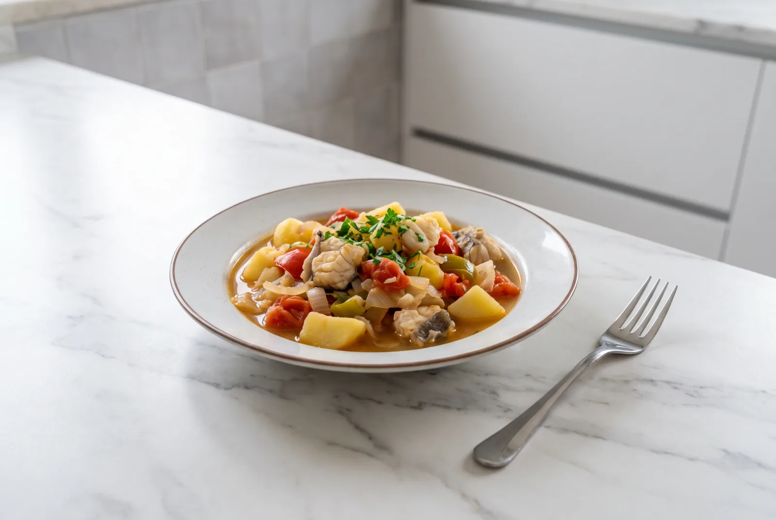 Caldeirada de Peixe | Portuguese Fish Stew with Leftover Fish
