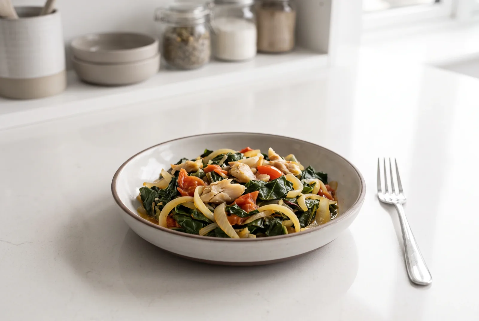 Callaloo and Saltfish — Jamaican Leafy Greens Breakfast