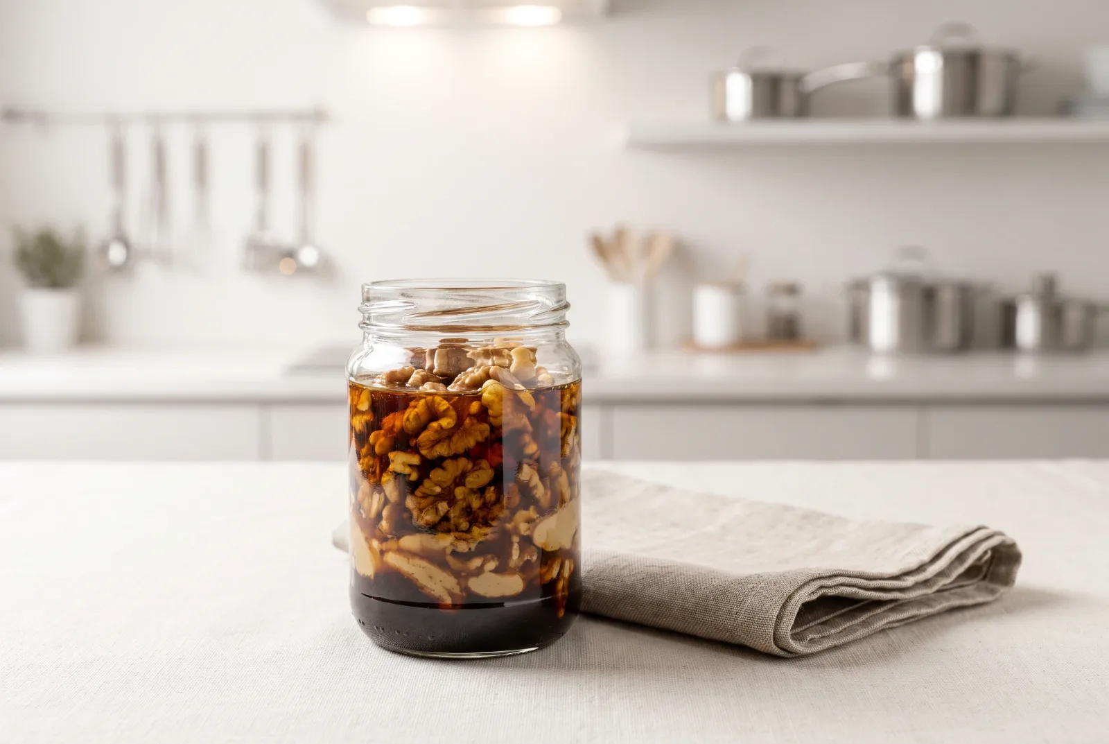 Walnut Grape Molasses Sauce | Breakfast Tahini Syrup