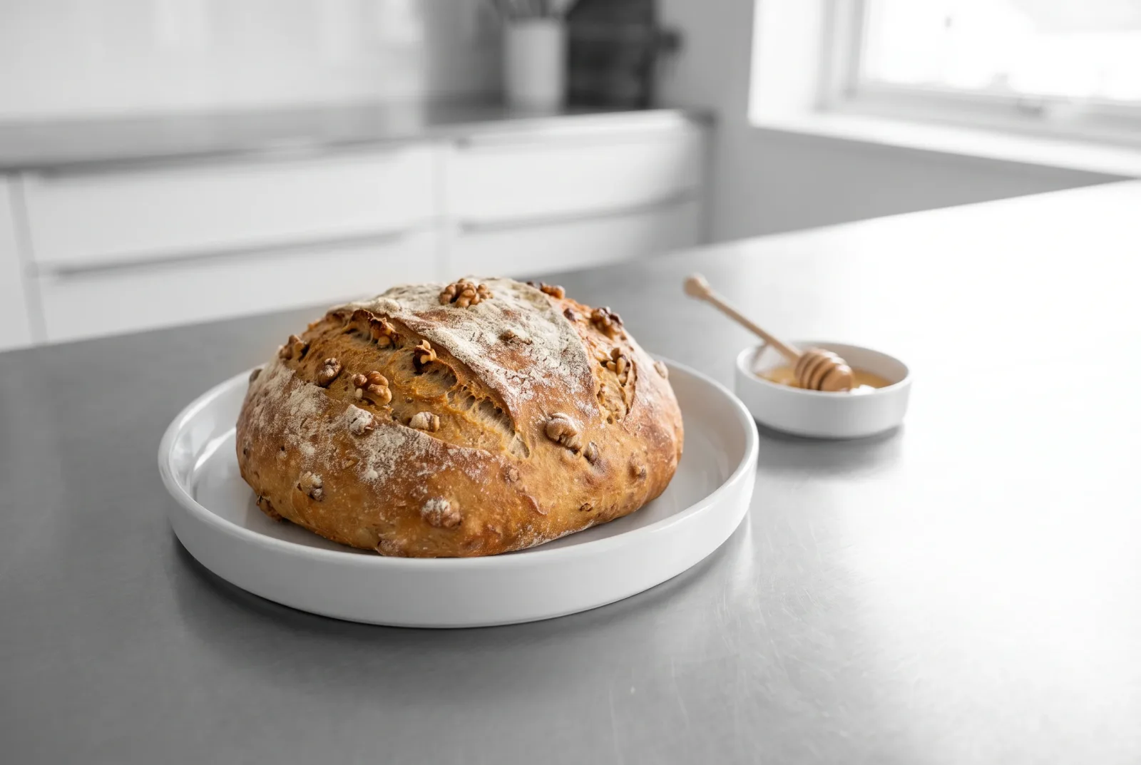 Walnut Bread | Quick-Baked Yeast-Free Breakfast Bread with Walnuts