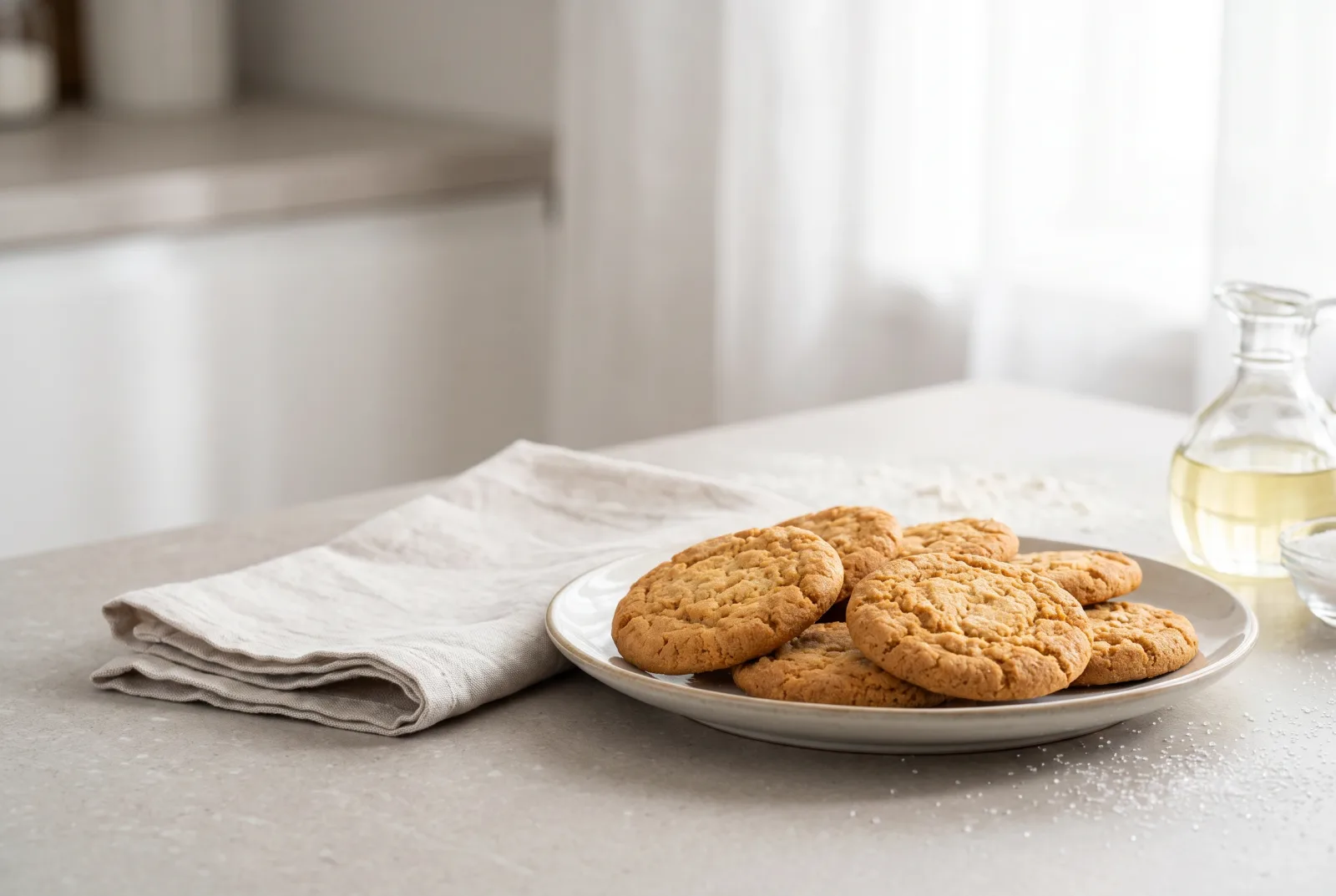 Azerbaijani Oil-Based Walnut Cookies | A Quick Dairy-Free Recipe