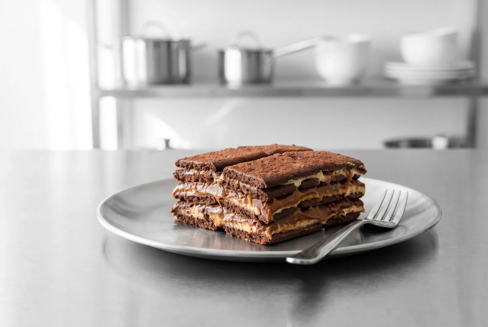 Chocotorta — Argentinian Layer Cake with Chili Dulce de Leche