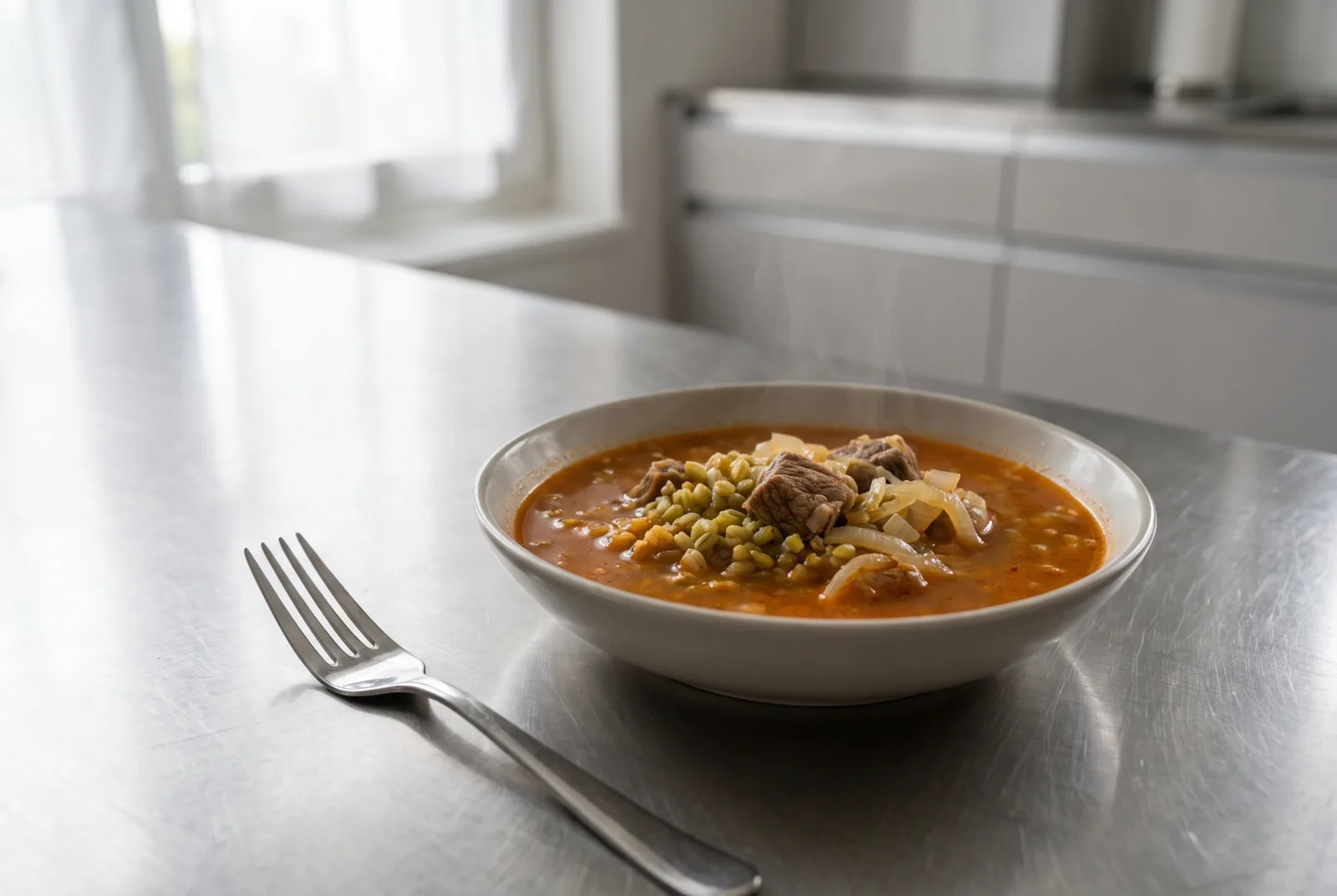 Chorba Frik | Tunisian Roasted Green Wheat Soup