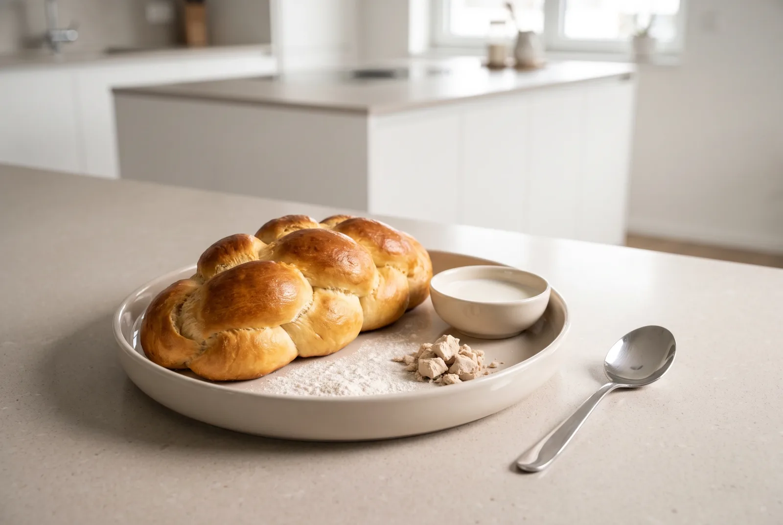 Chorek — Armenian Braided Bread with Mahlab