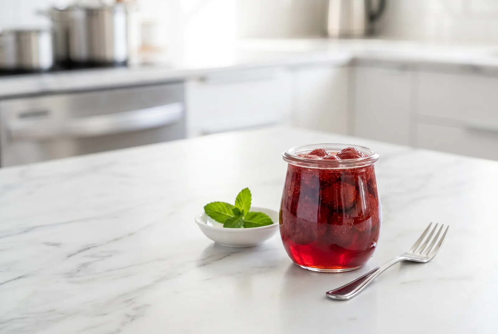 Strawberry varenye — Russian whole-fruit preserve