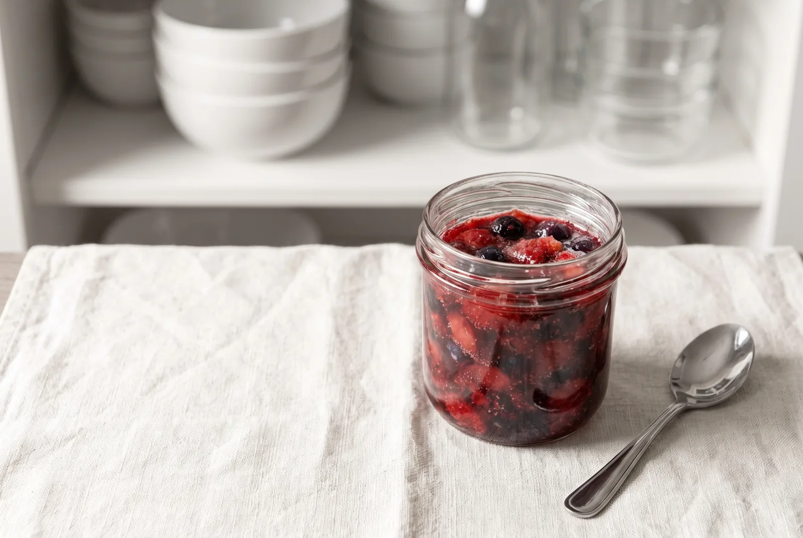 Strawberry and Blueberry Freezer Jam | British-Style Mixed Berry Jam