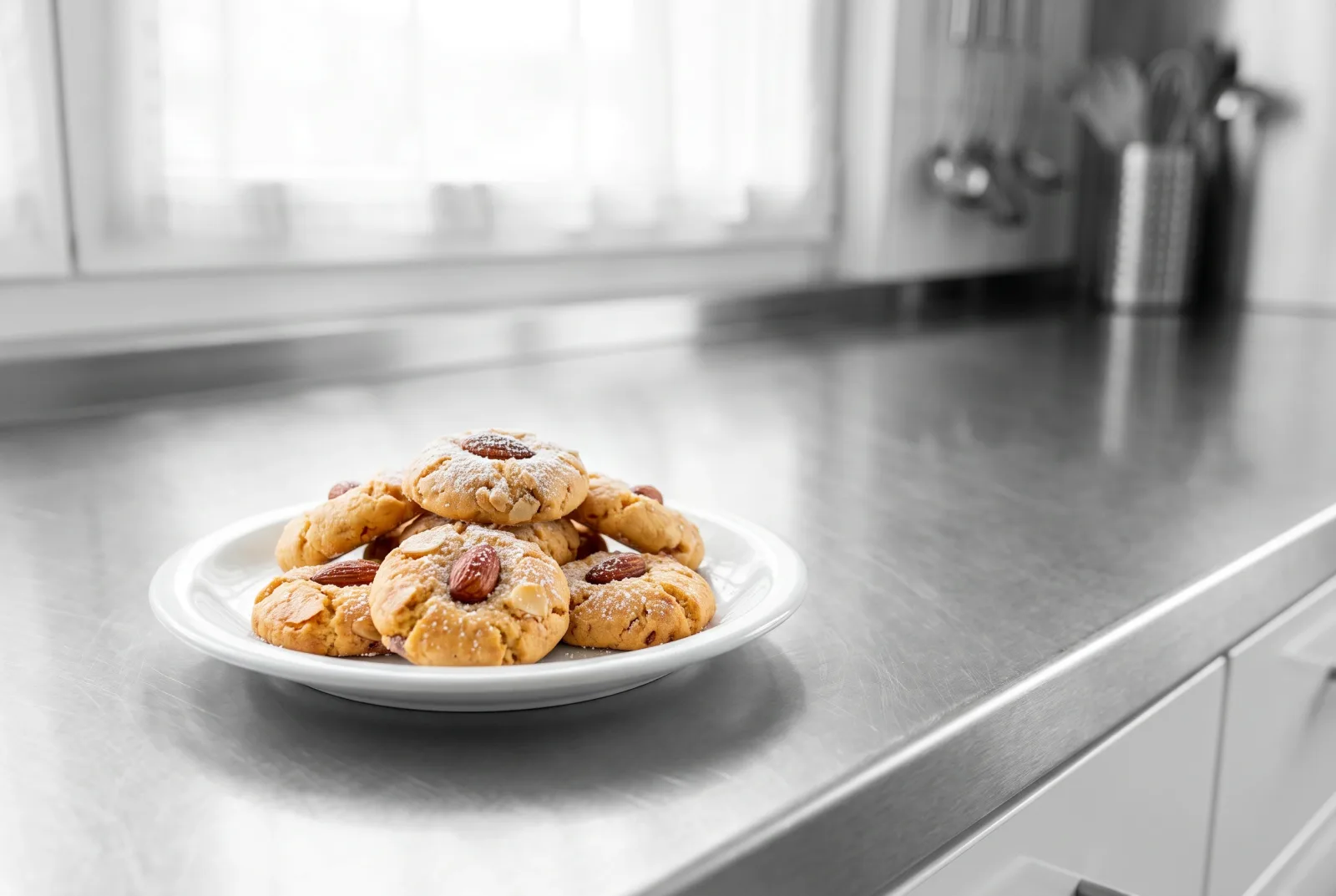 Chinese Almond Cookies | Classic Crumbly Cookies