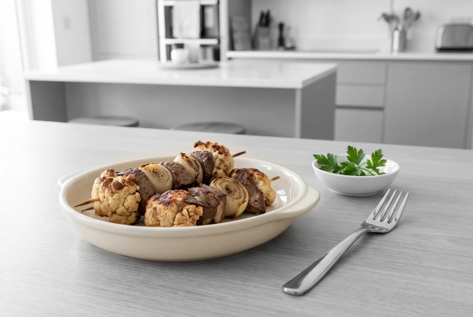 Dana Ciğeri Sarması | Barbecued Beef Liver Wrapped in Caul Fat